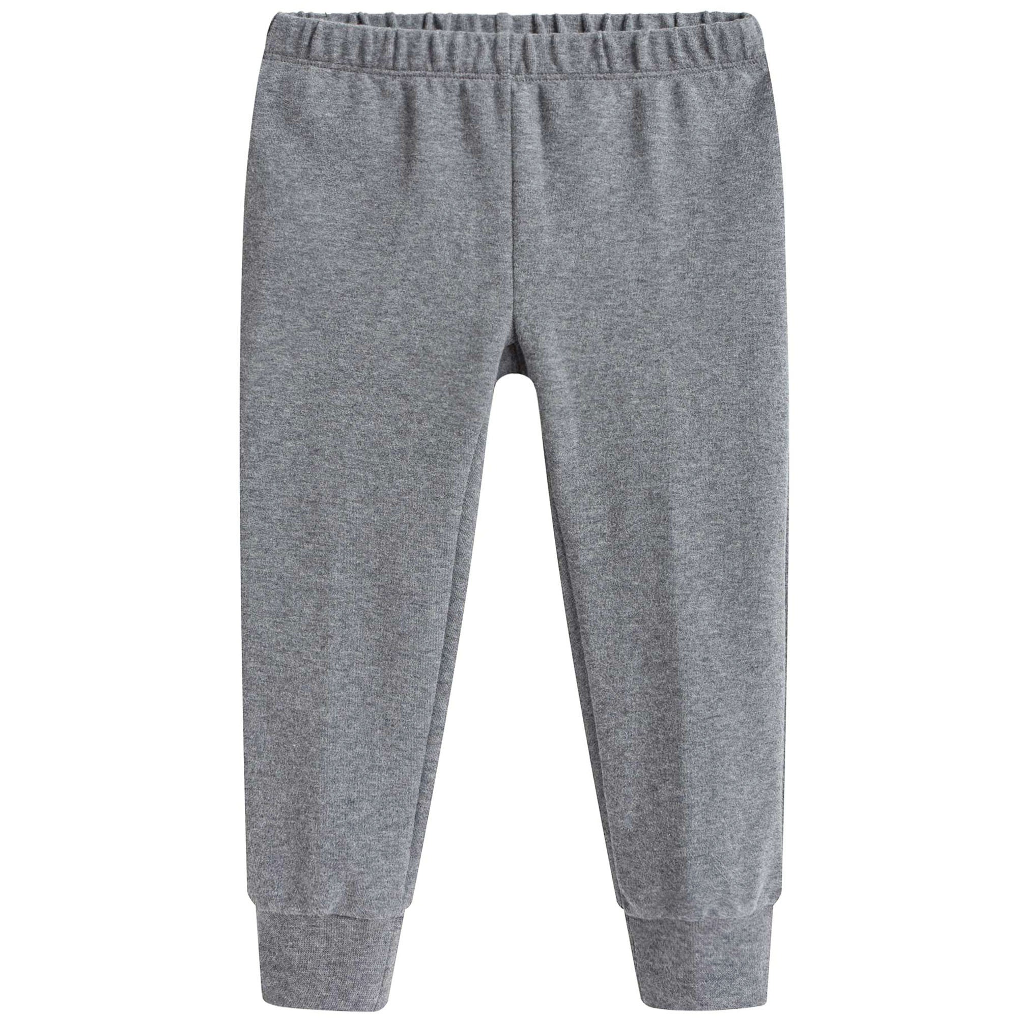Baby Boys Grey Hooded Top & Bottom Two Piece Set