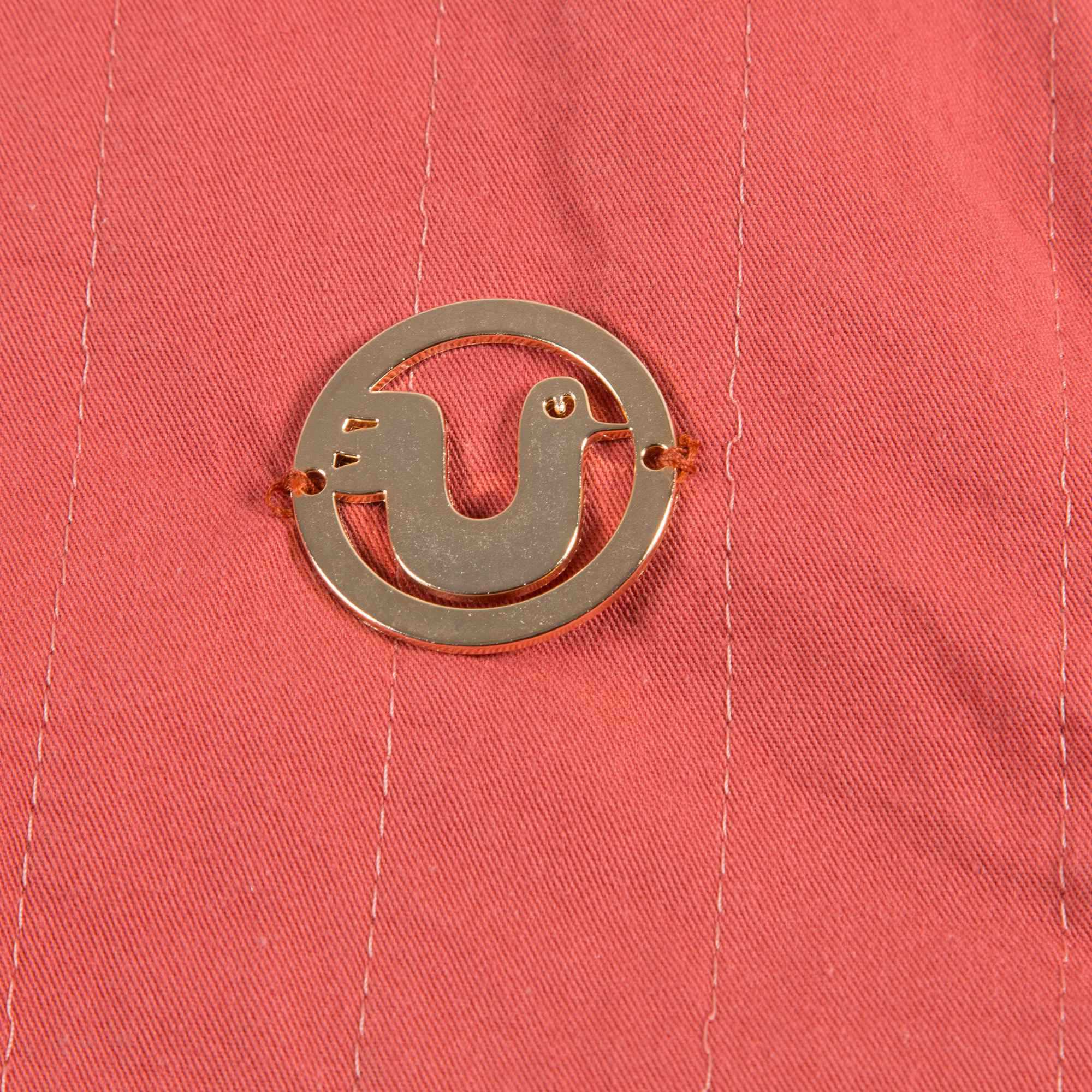 Girls Red Shells Cotton Jacket