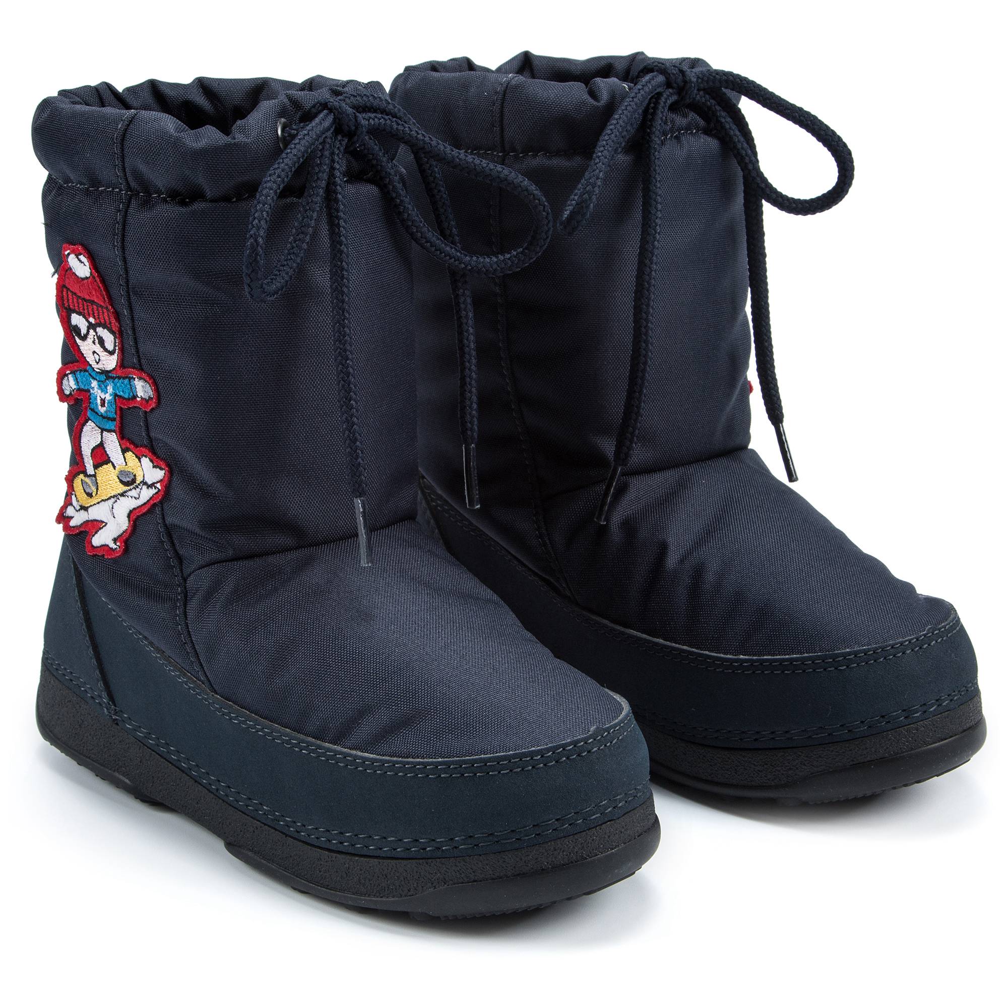 Girls Sky Blue Snow Boots