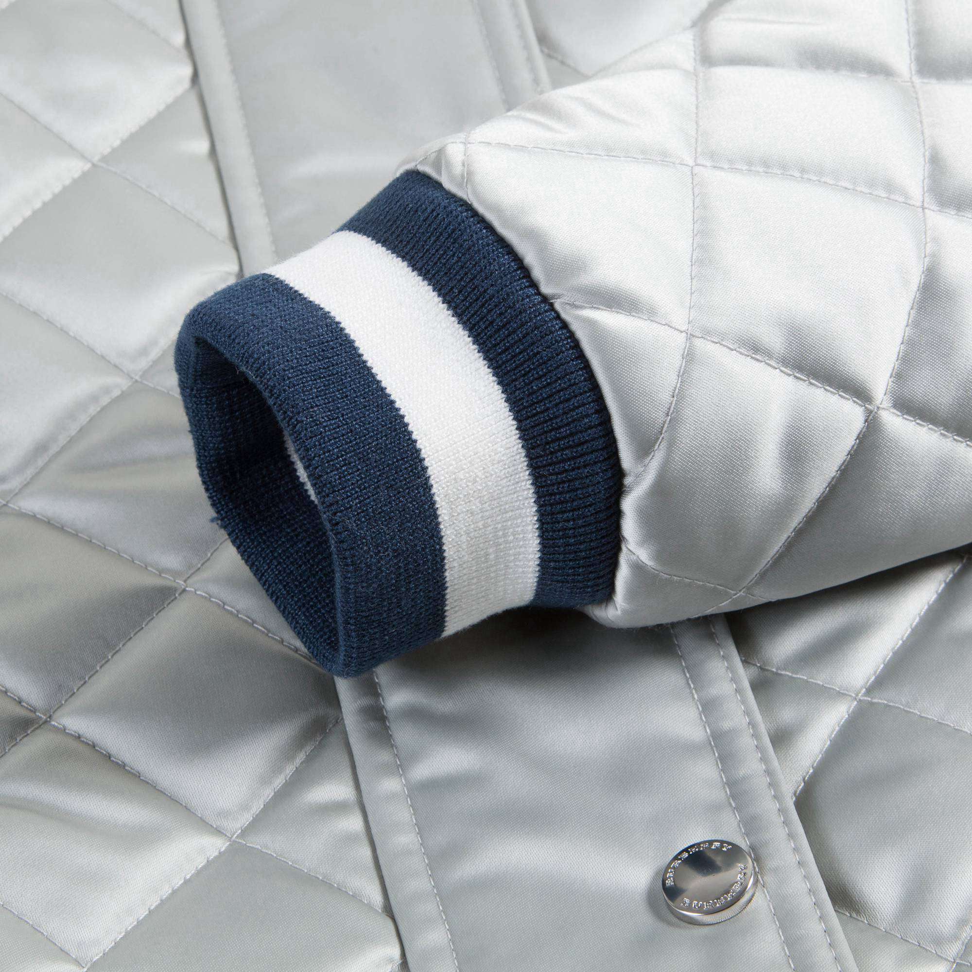 Girls Silver Polyamide Outerwear