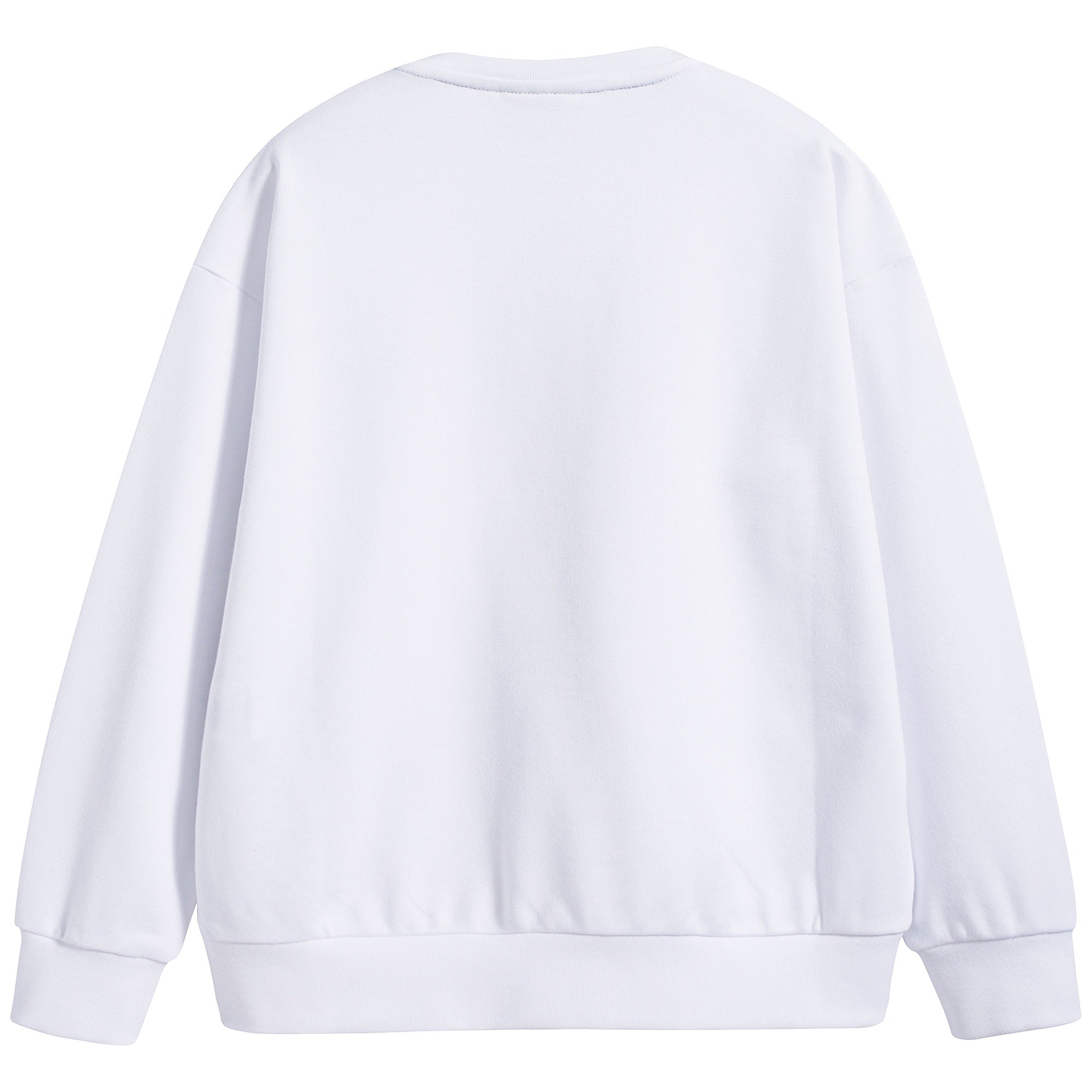 Boys & Girls White Cotton Sweater
