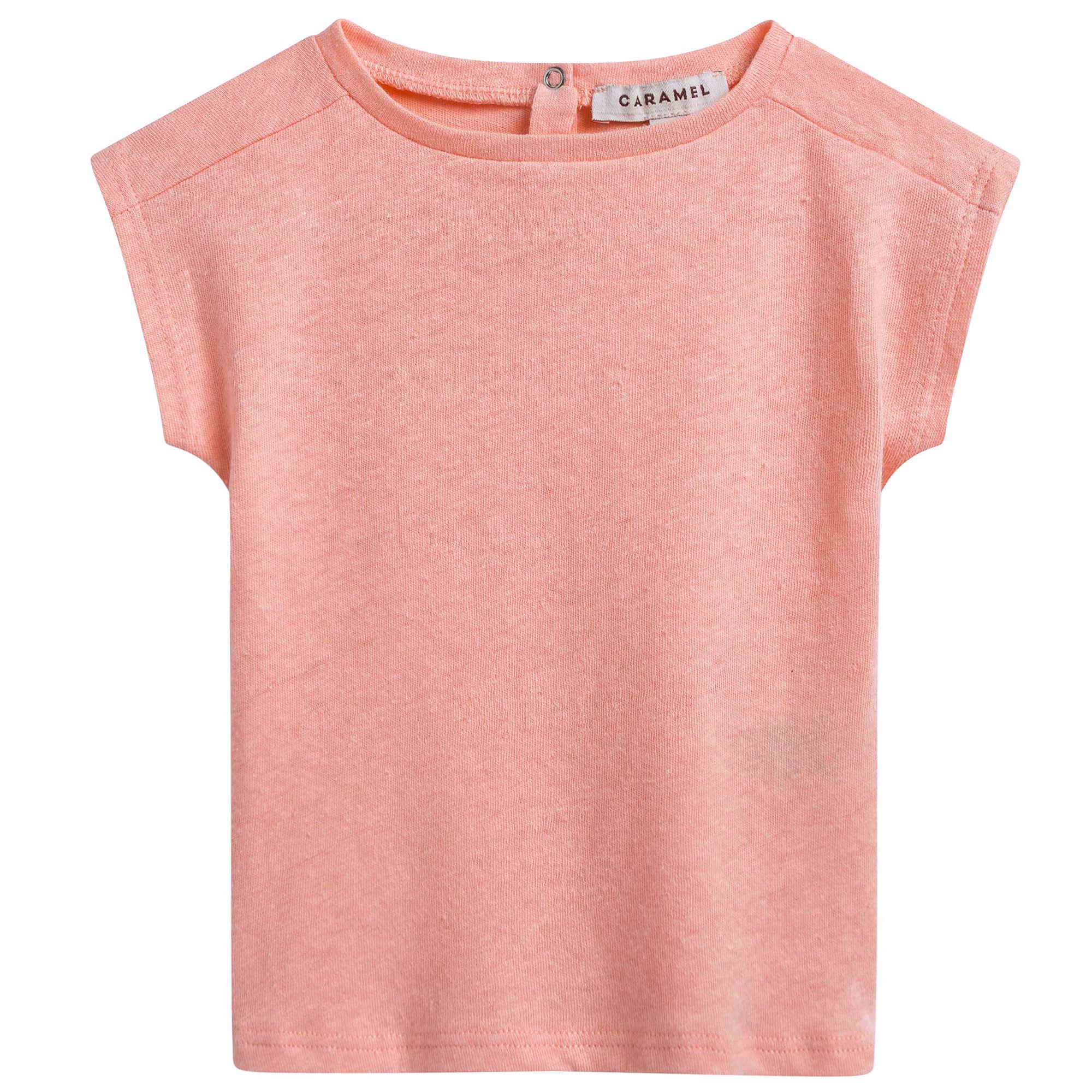 Baby Girls Pink Cotton T-shirt