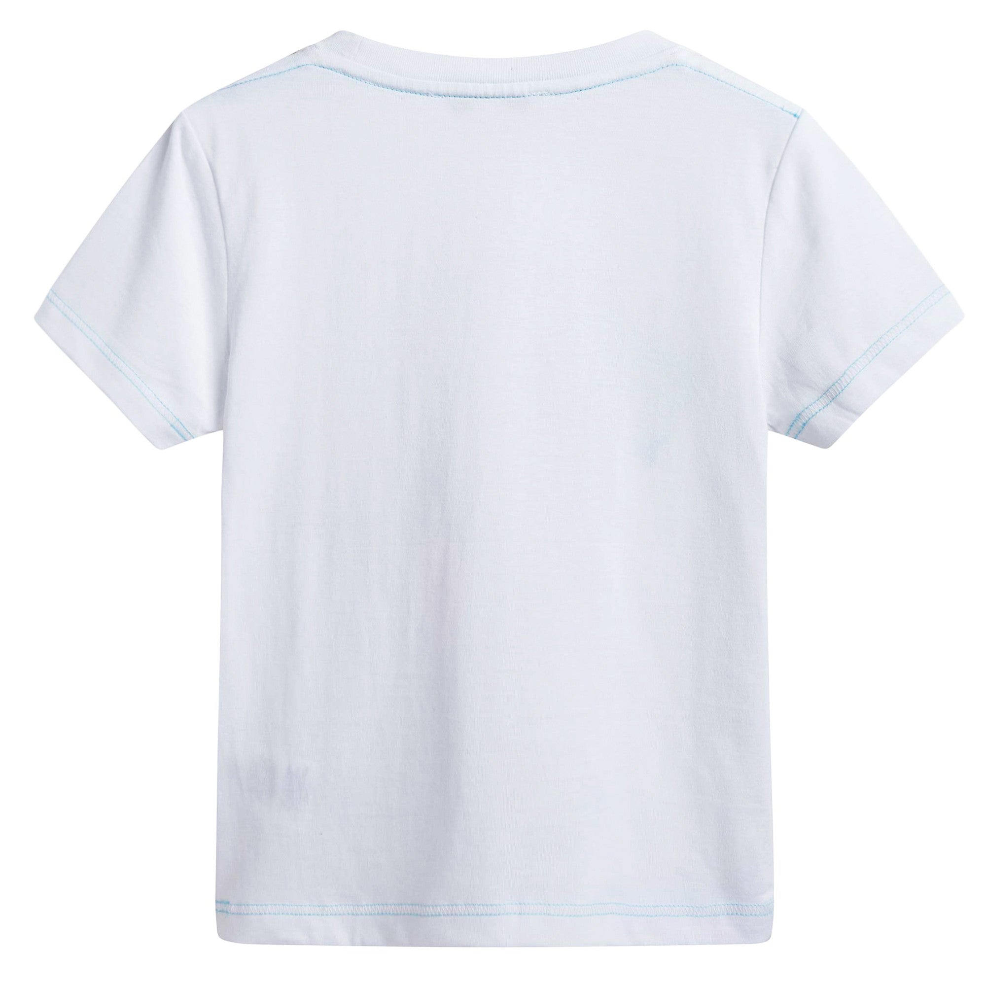 Boys White Cotton T-Shirt