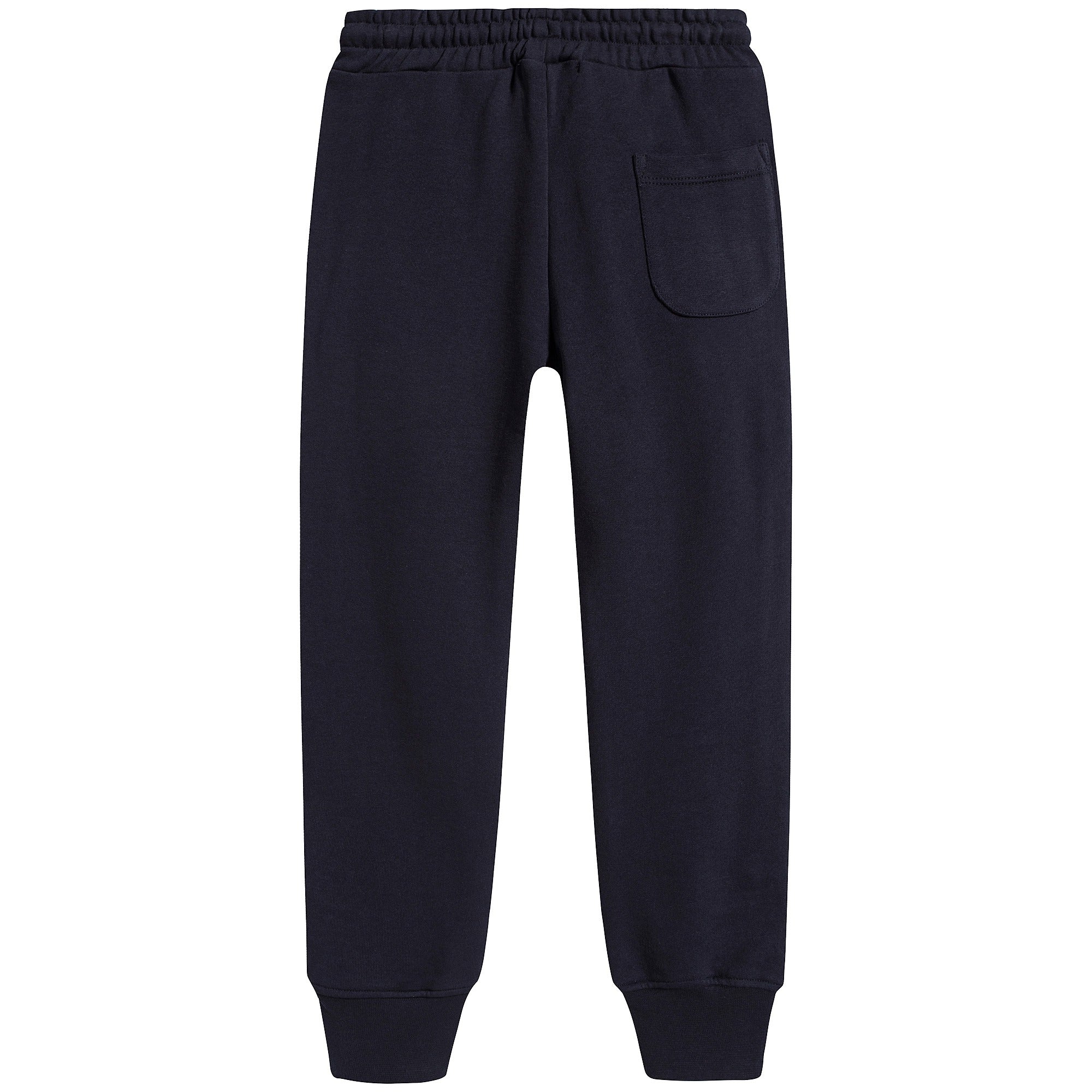 Boys Blue Cotton Trousers