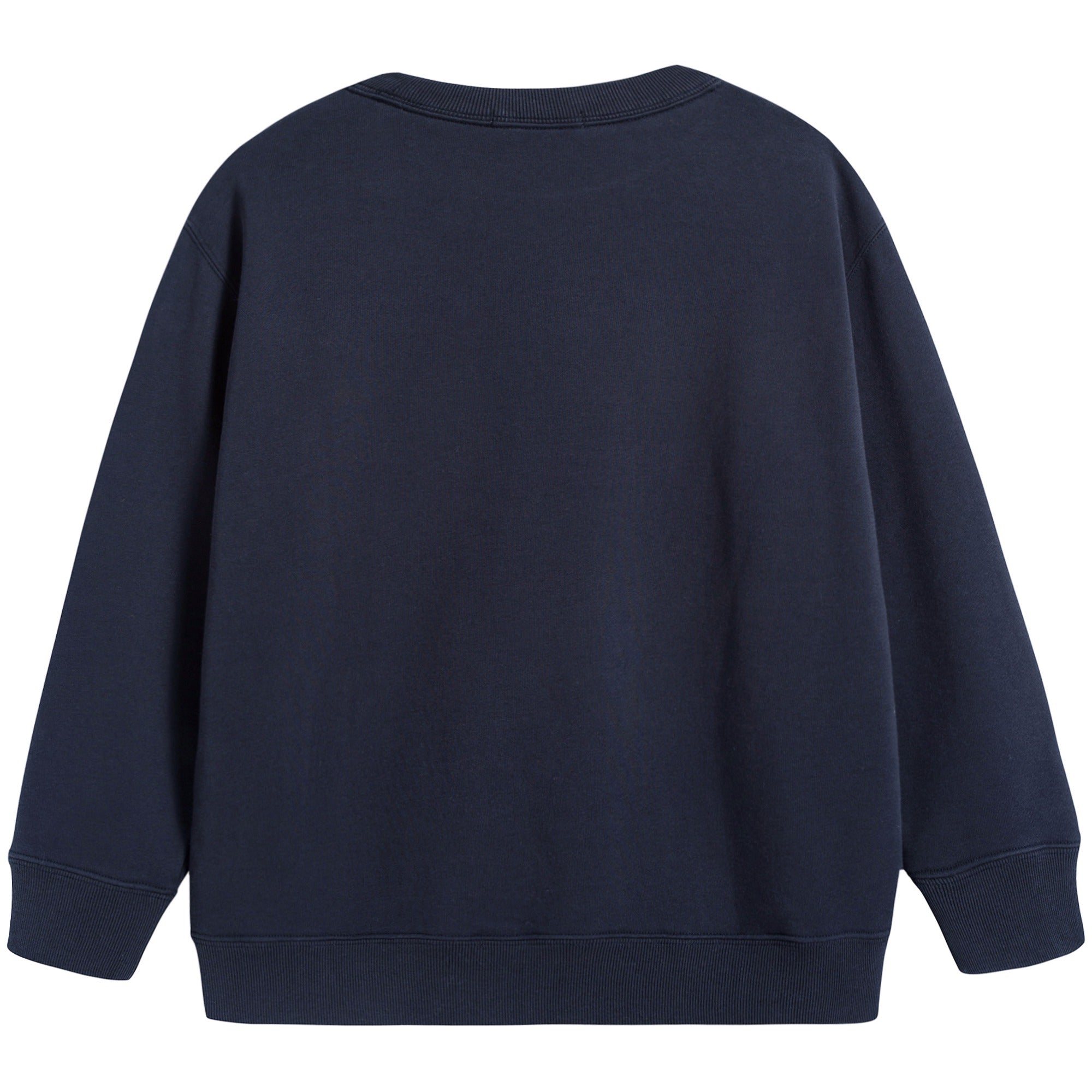 Boys Light Navy Cotton Sweater