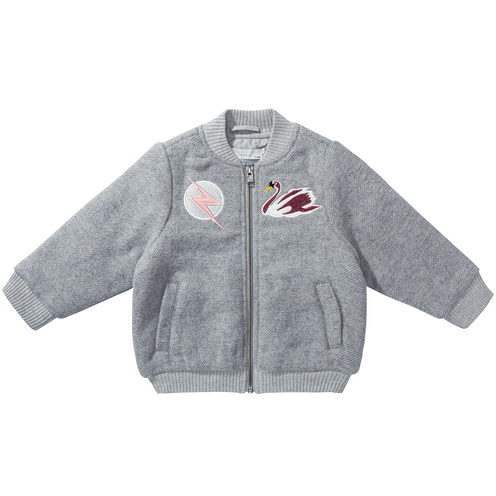 Girls Grey Outerwear Jacket