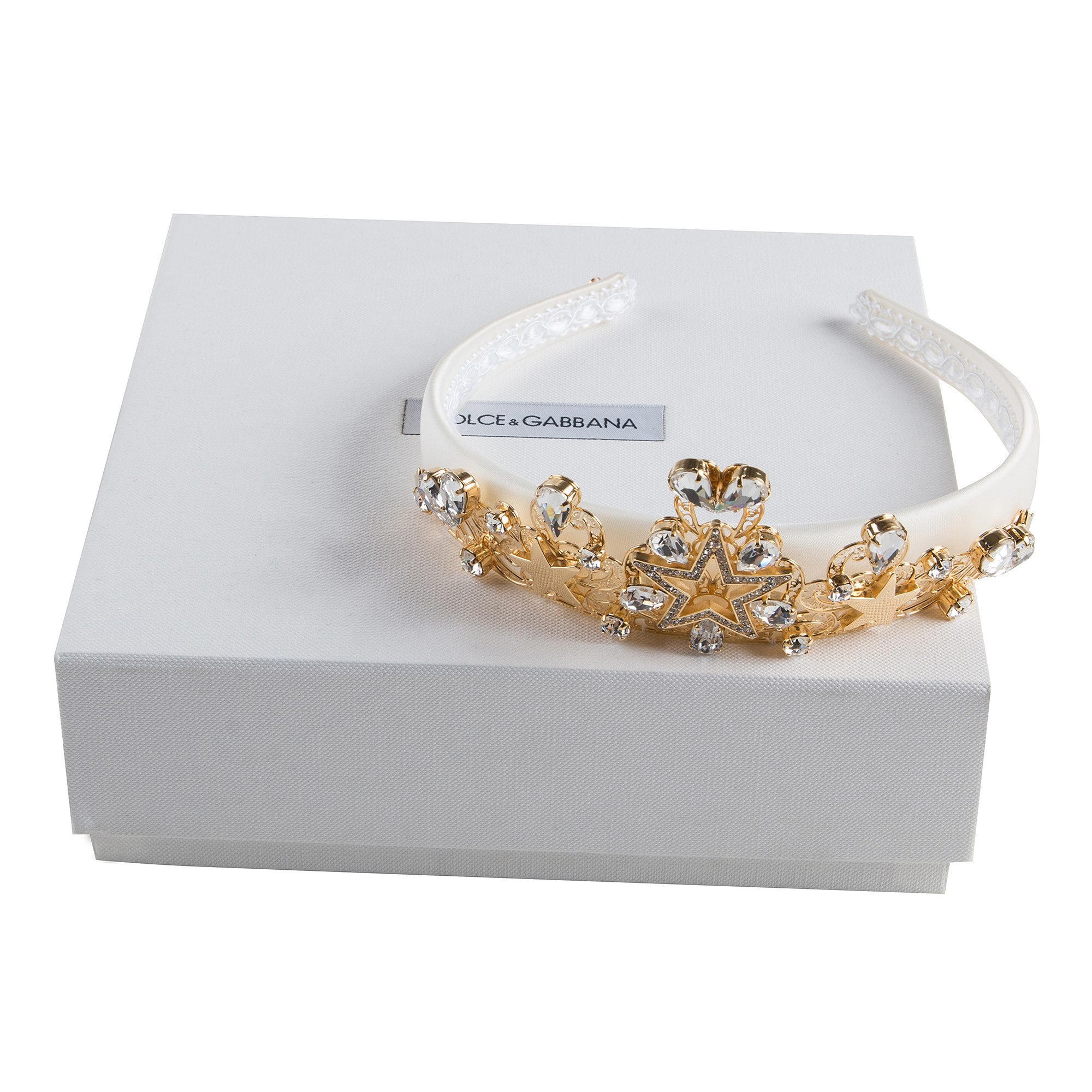Girls Gold Crown Headband