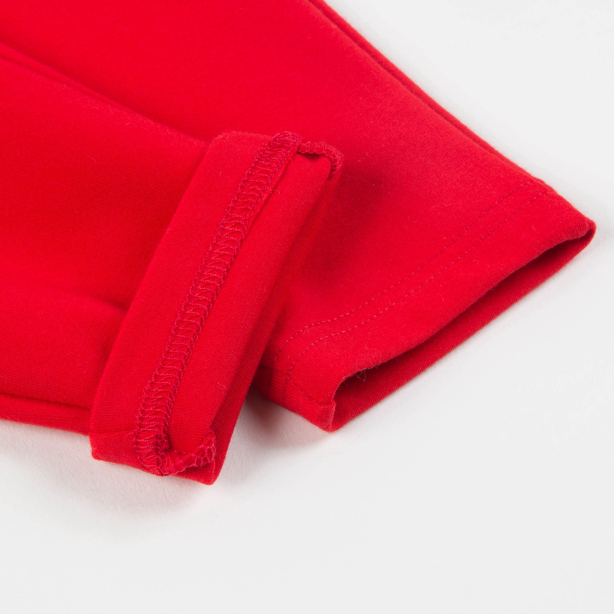 Baby Girls Red Logo Cotton Leggings