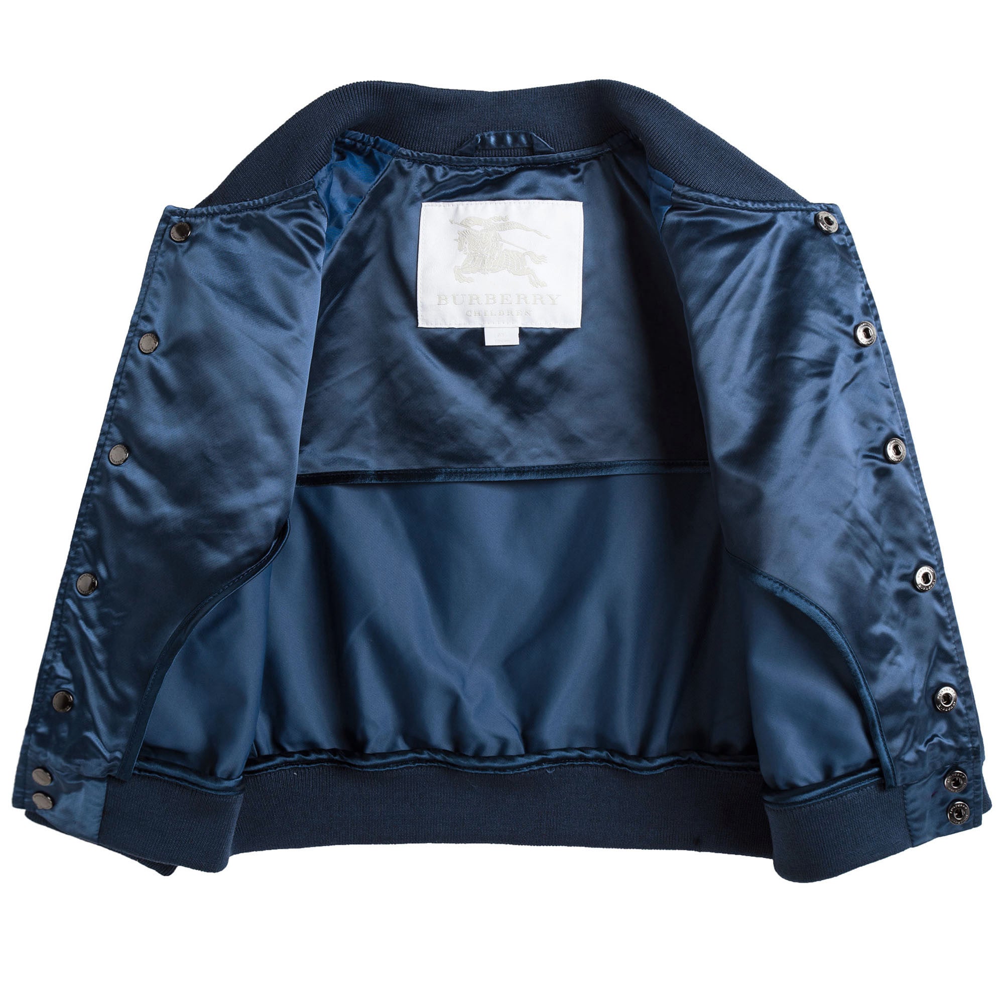 Boys Blue Cloud Printed Jacket