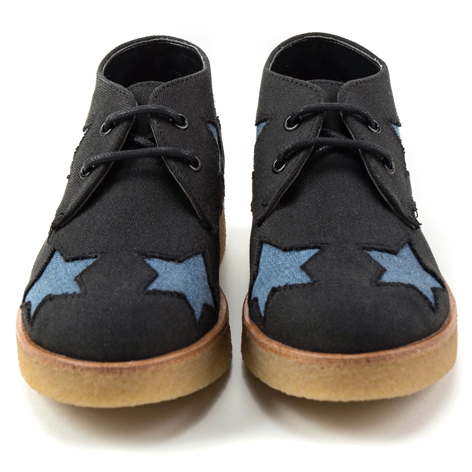 Girls Blue Stars Cotton Shoes