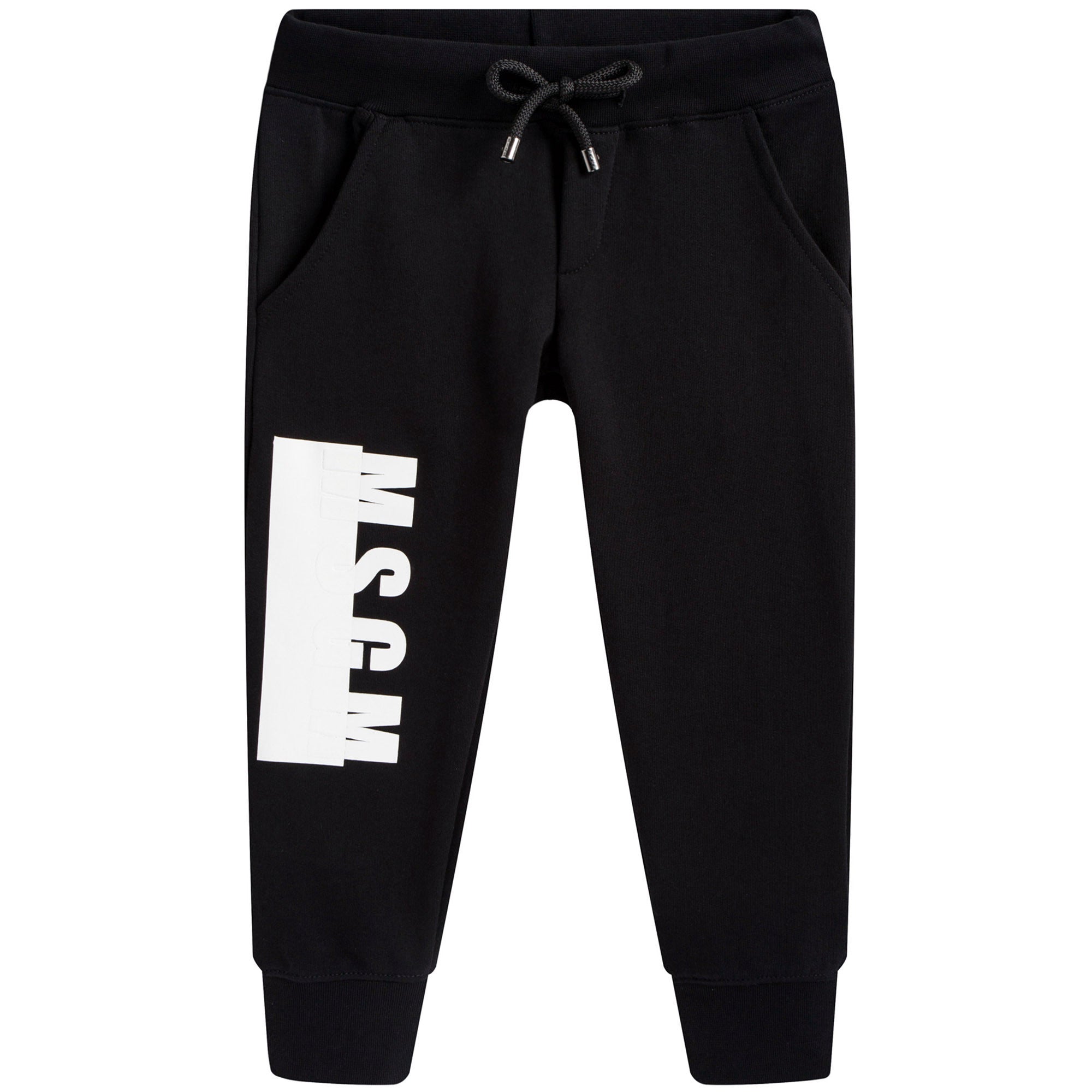 Boys Black Tracksuit Trousers