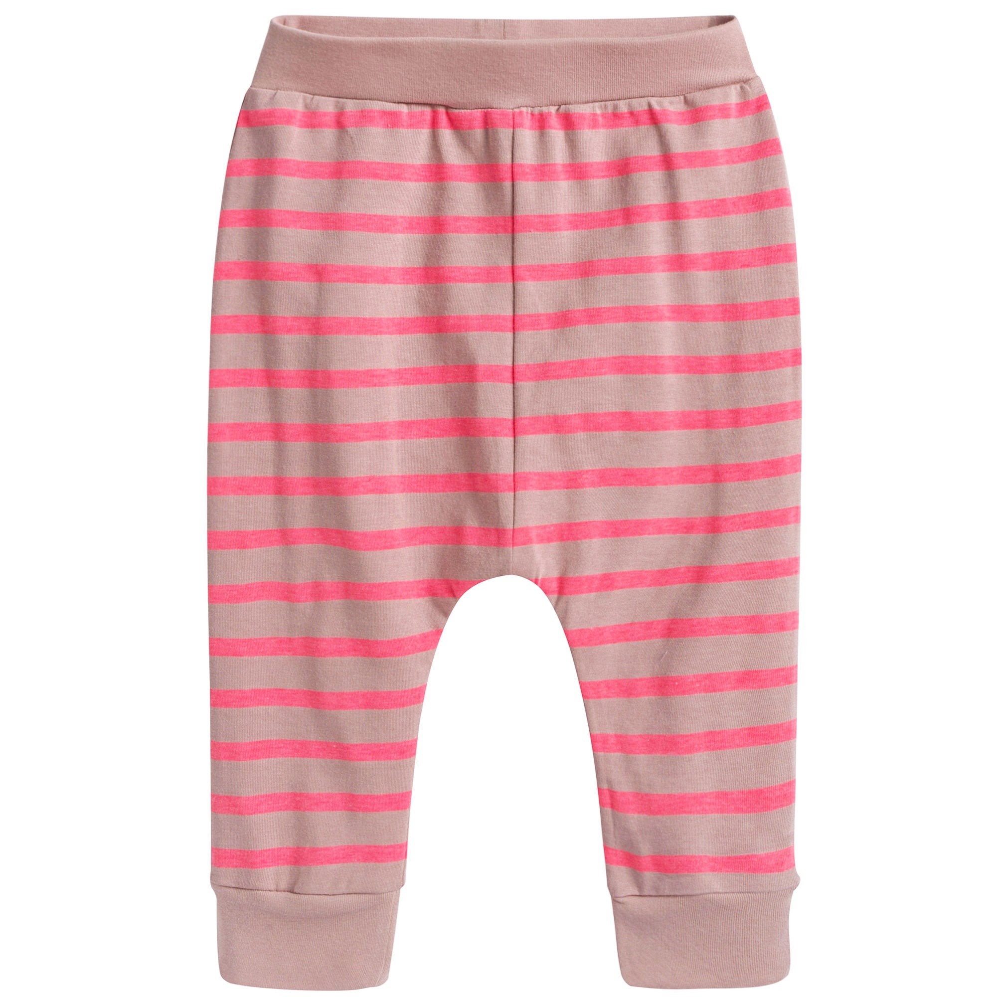 Baby Girls Pink Striped Trousers