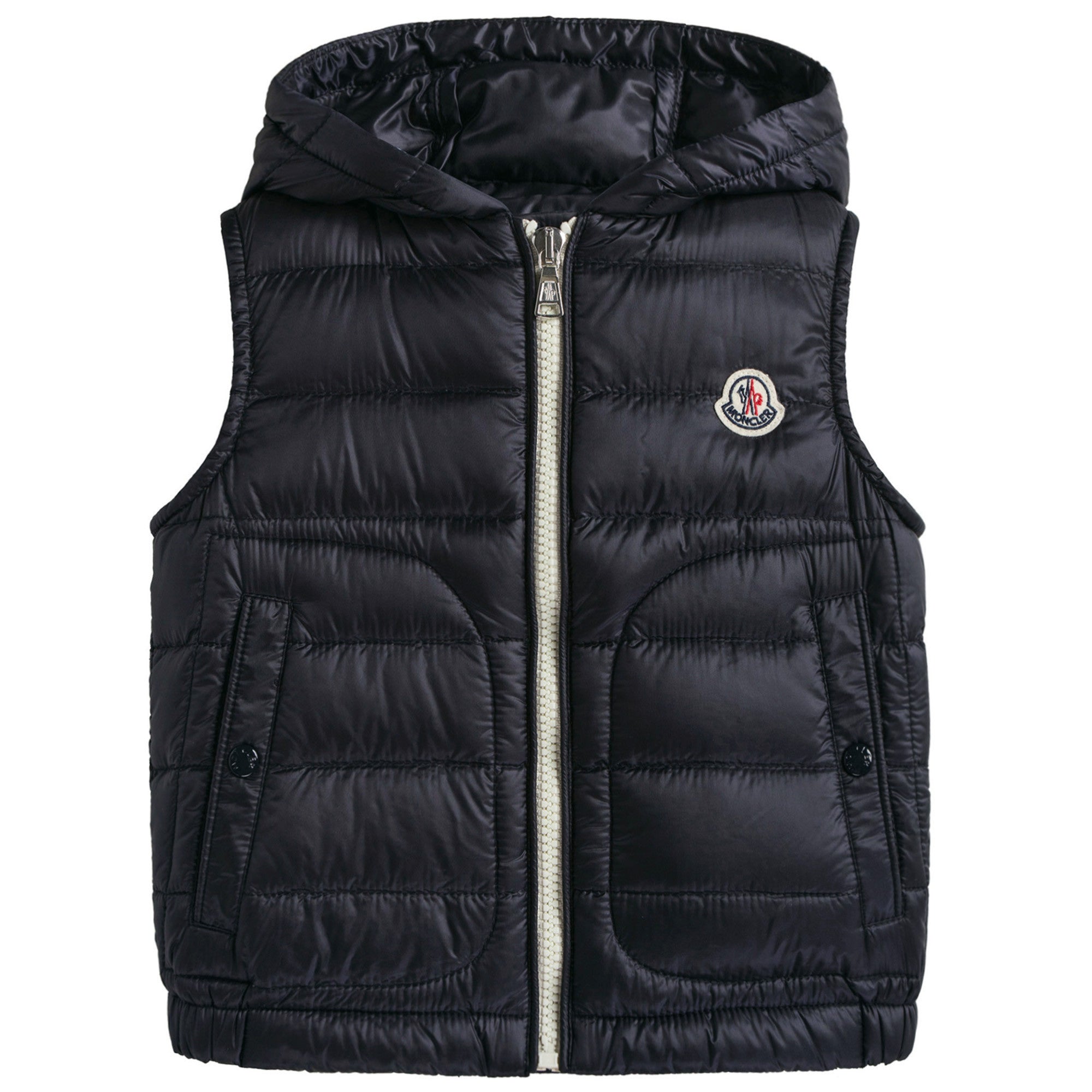 Boys Navy Blue "Jaune" Down Padded Gilet