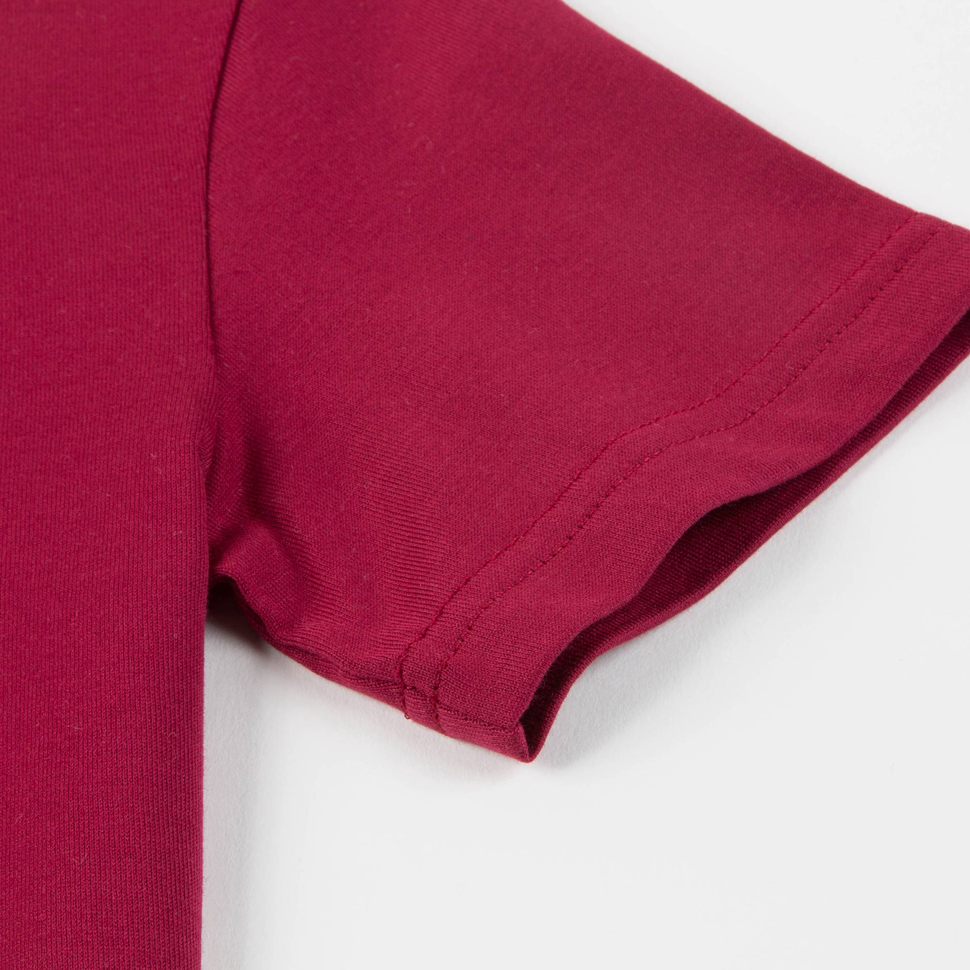 Girls Red Cotton T-shirt