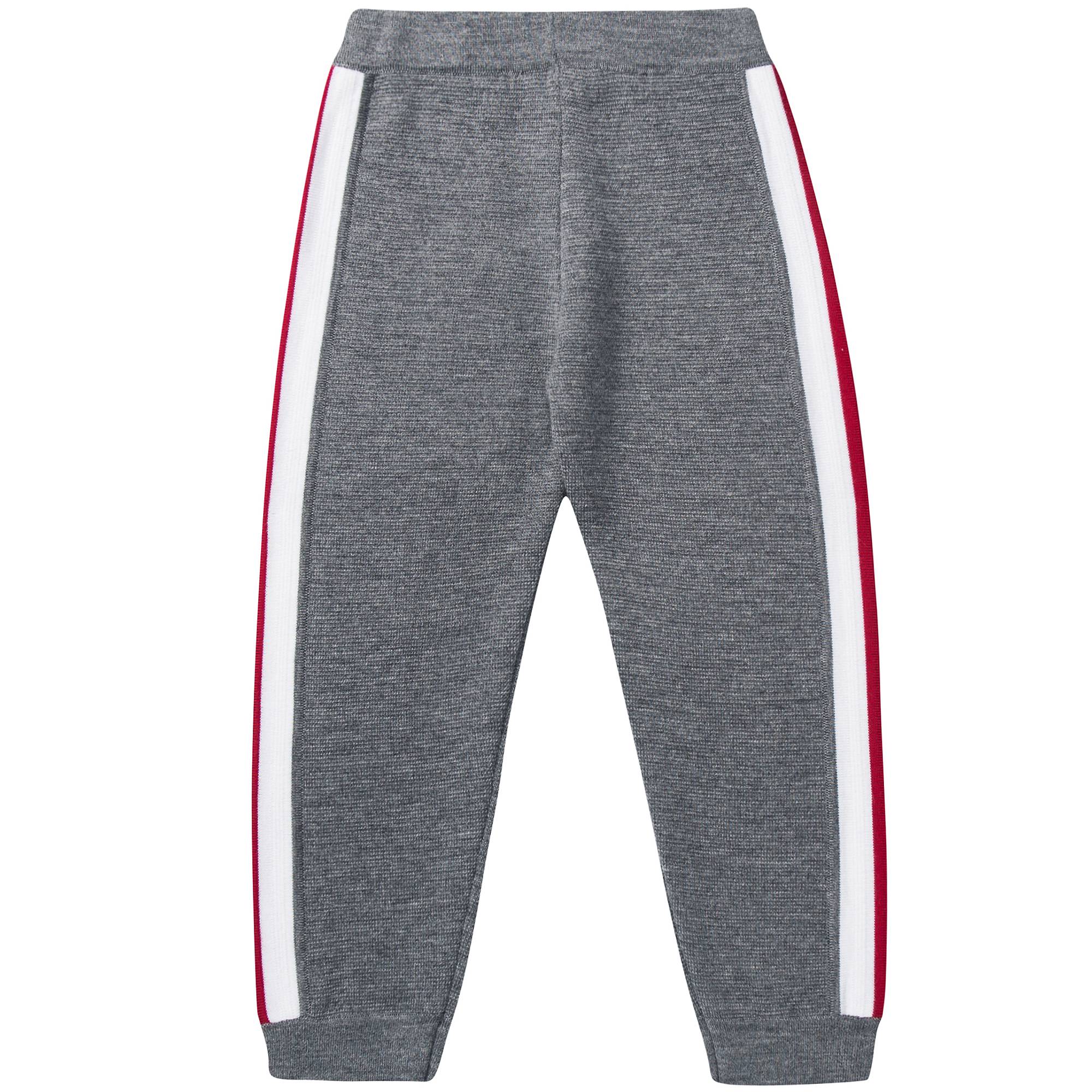 Girls Medium Grey Wool Trousers