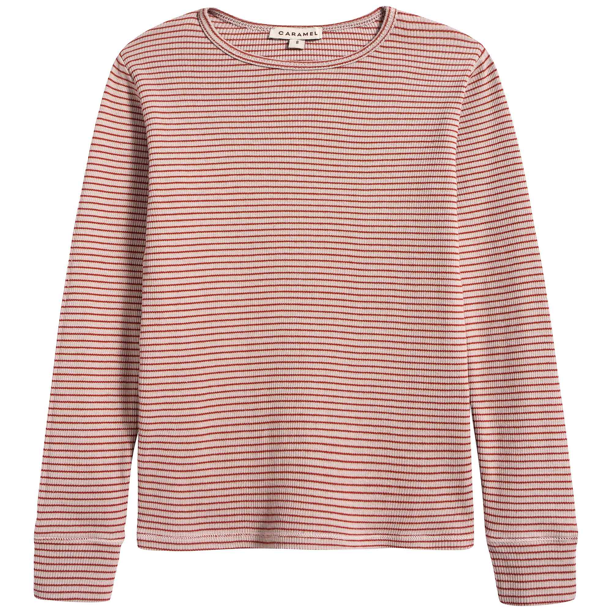 Girls Lavender & Rust Cotton Top