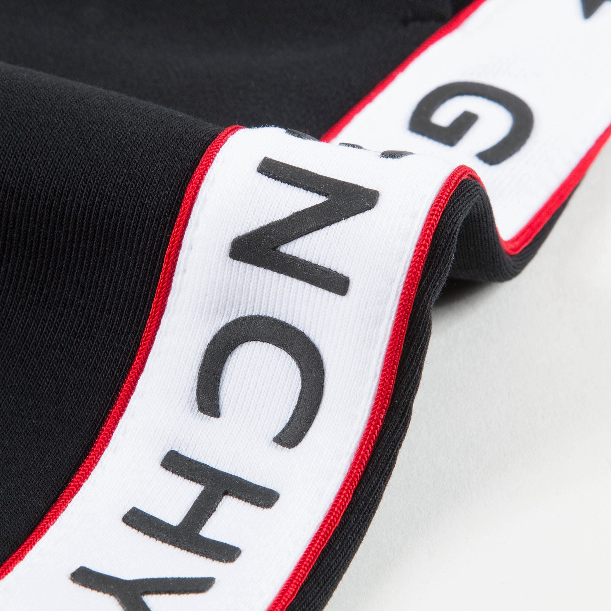Boys Black Logo Cotton Shorts