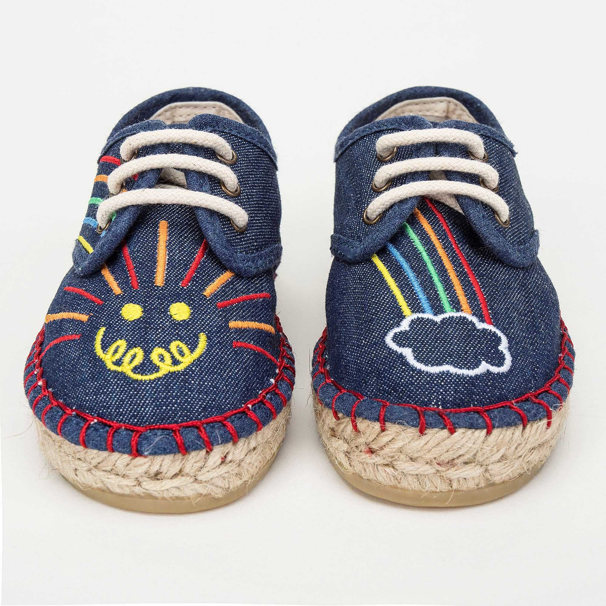 Baby Boys Rainbow Embroidered Rae Espadrilles