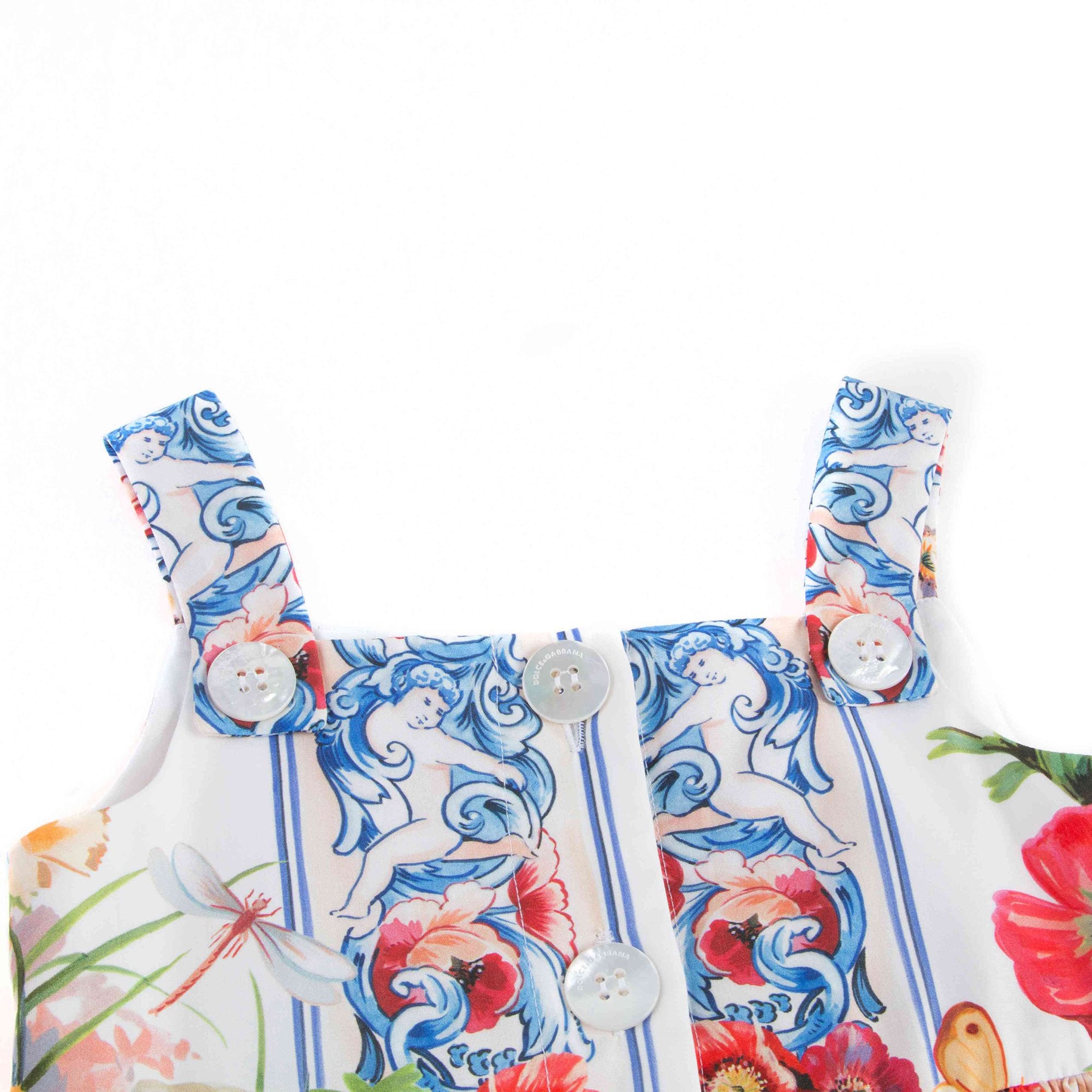 Girls 'Caltagirone' Cotton Dress