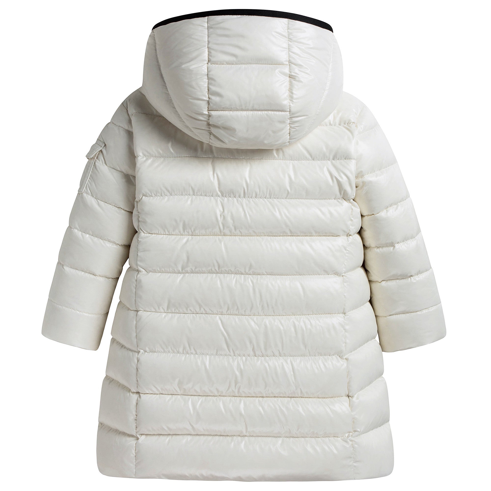 Girls Ivory "Moka" Down Padded Coat