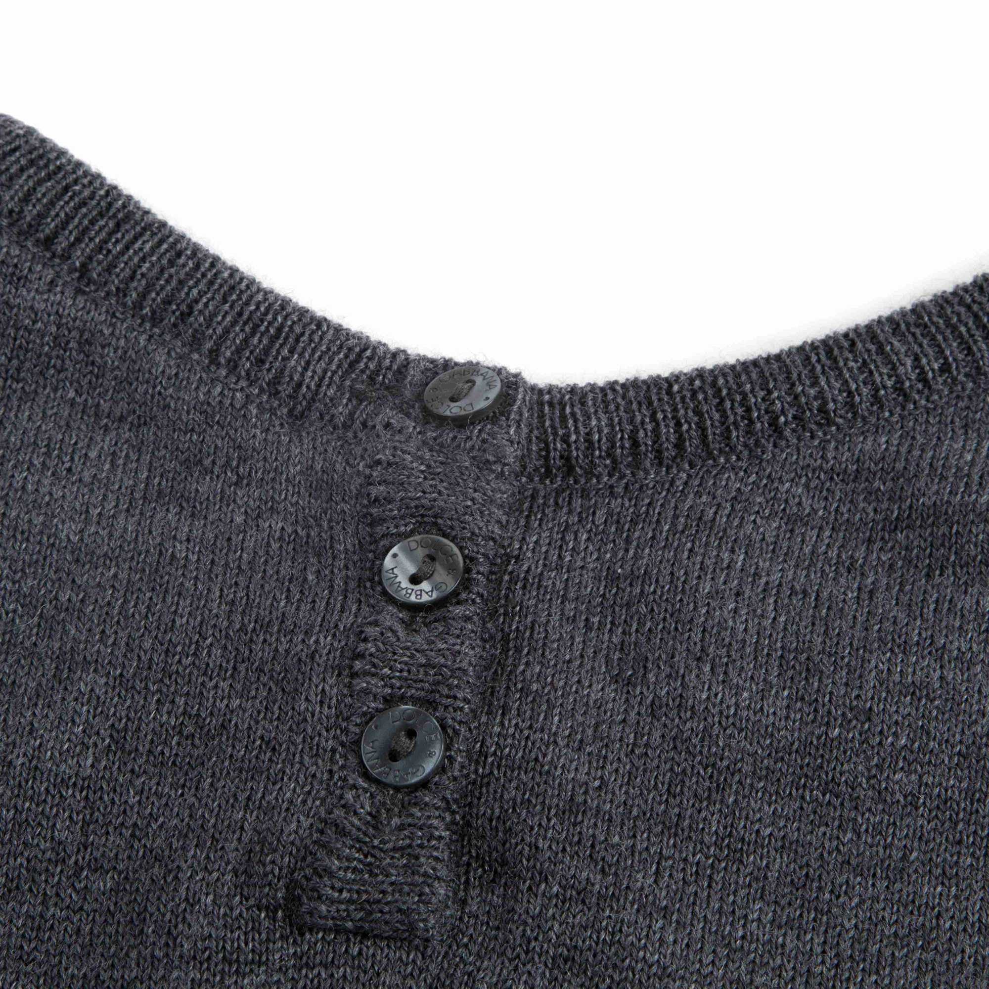 Girls Grey Ladybird Dress