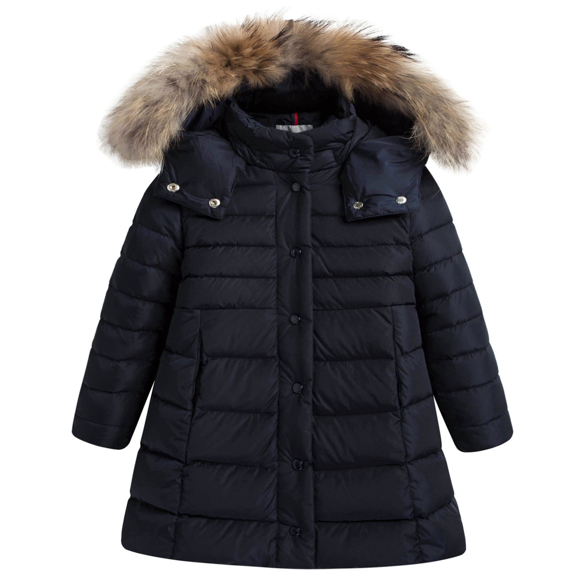 Girls Dark Blue 'New Neste" Down Padded Coat