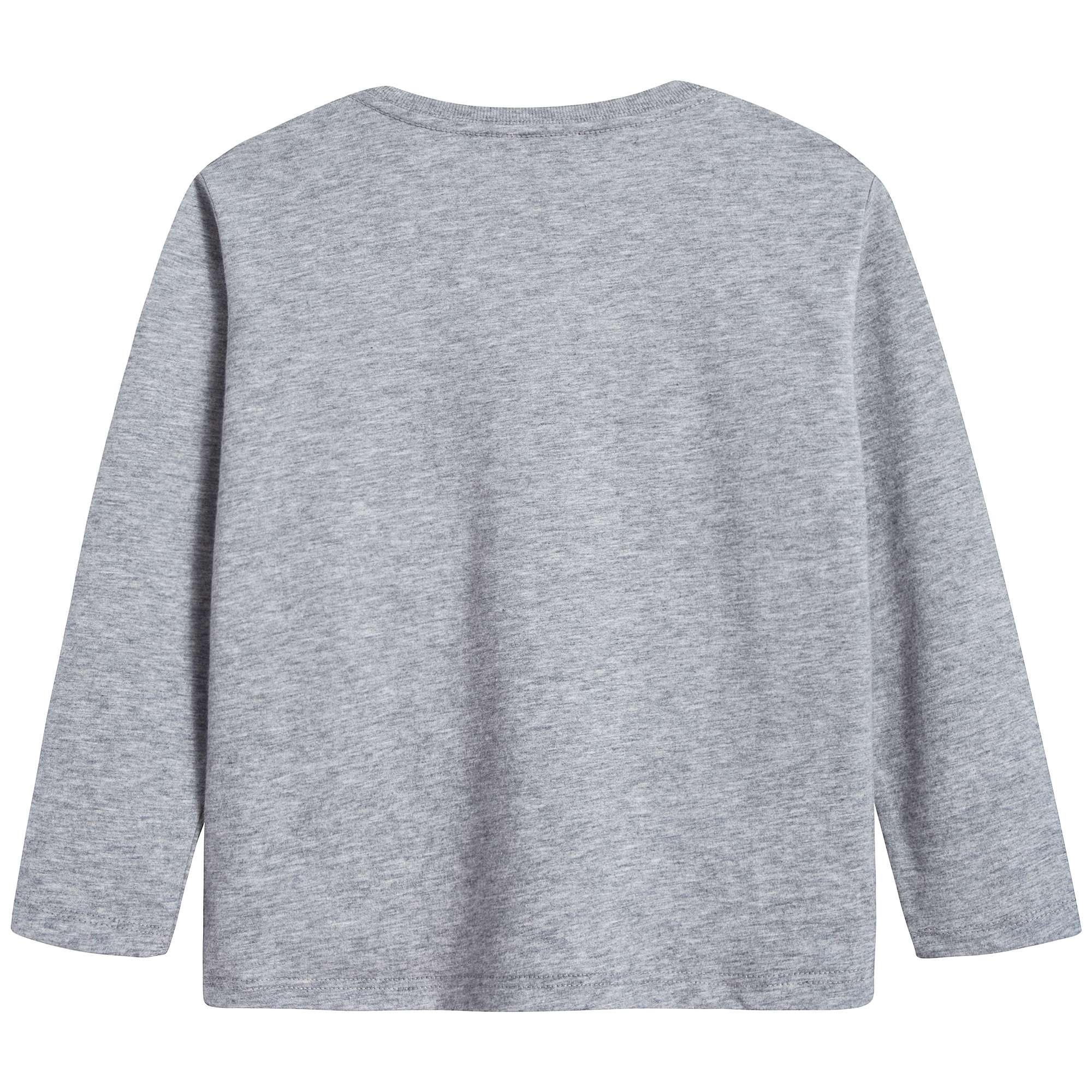 Boys Marl Grey Cotton T-shirt