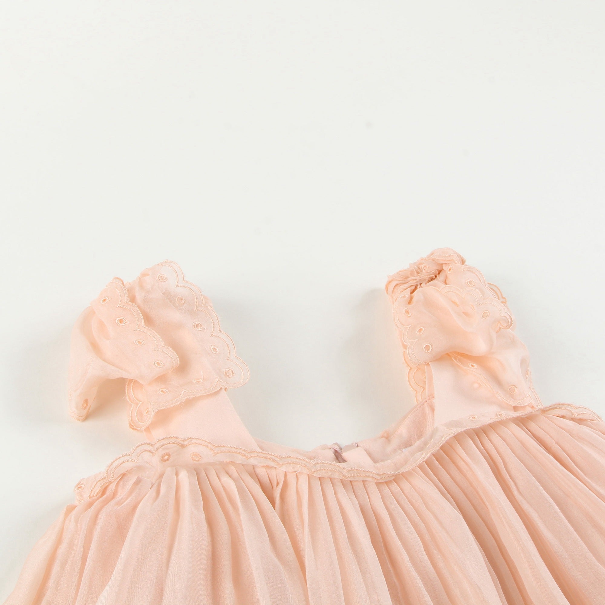 Girls Pink Soie Dress