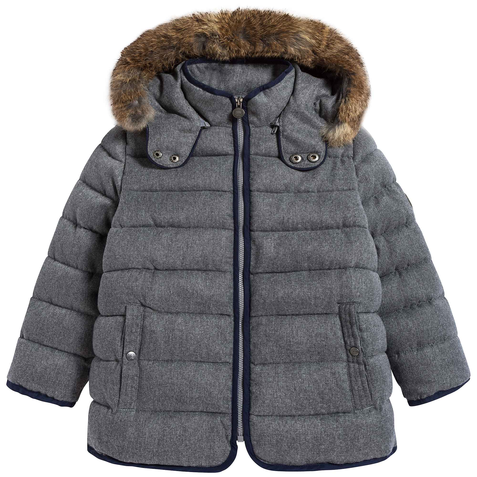 Boys Medium Gray Coat