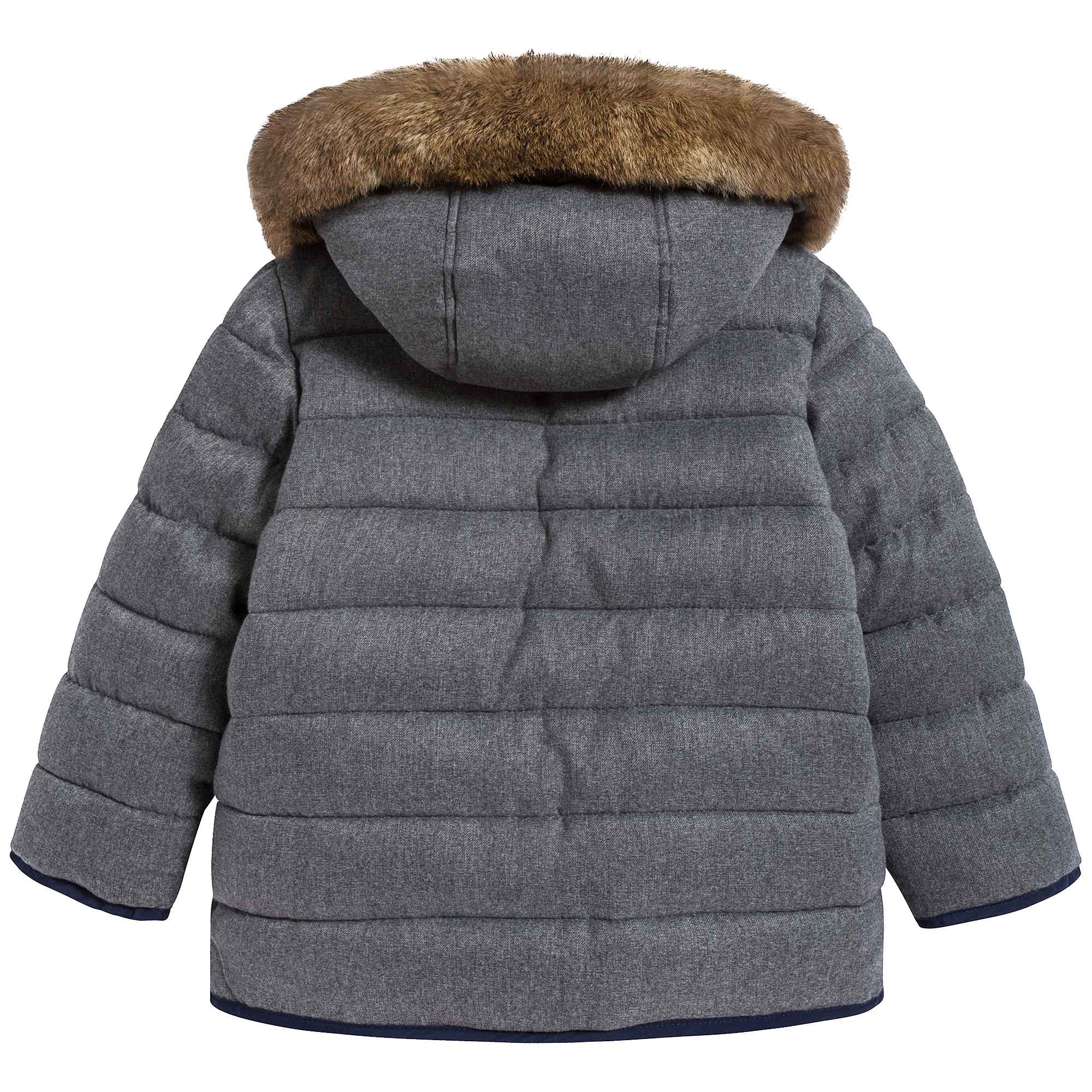 Boys Medium Gray Coat