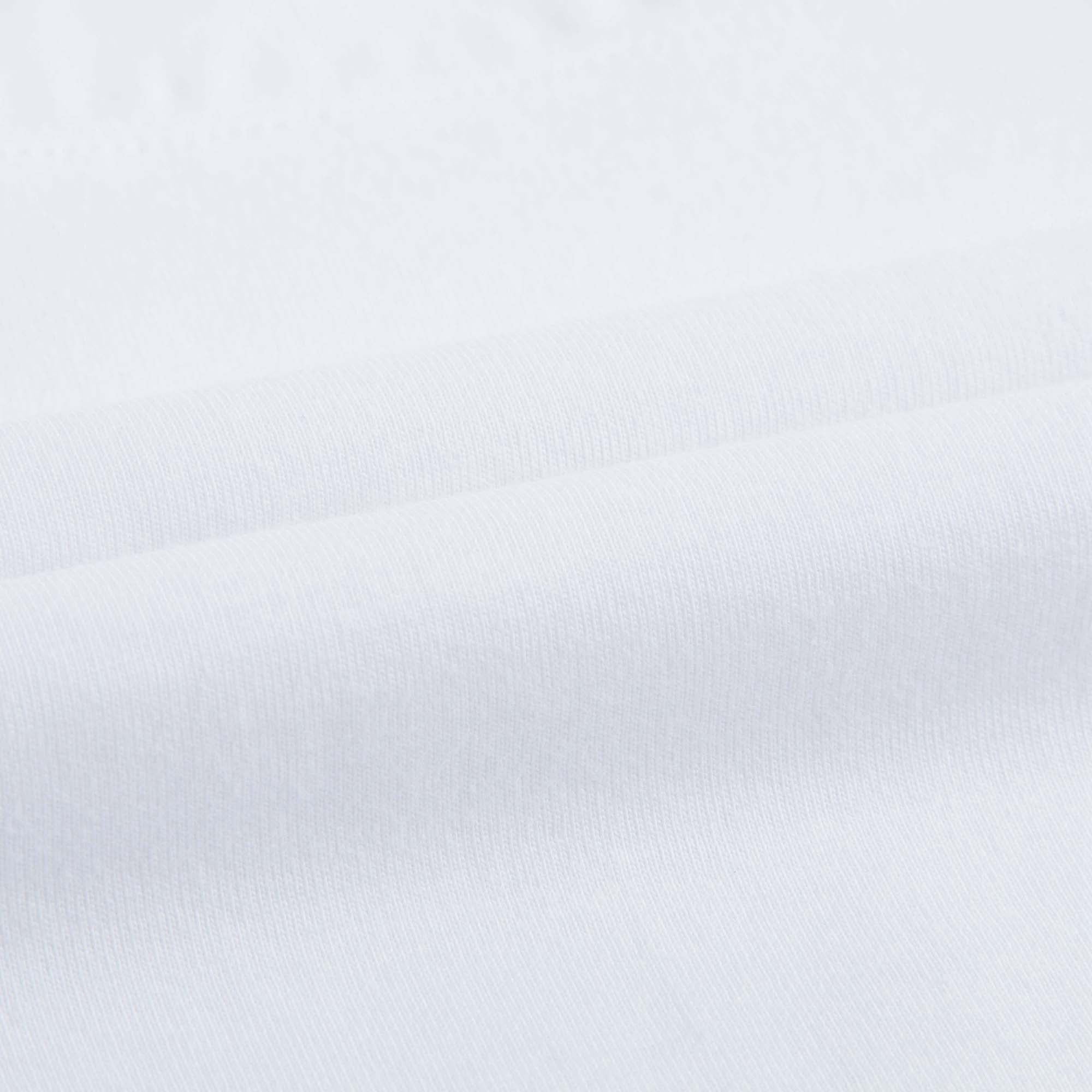 Girls White Pleat and Check Detail Cotton T-shirt