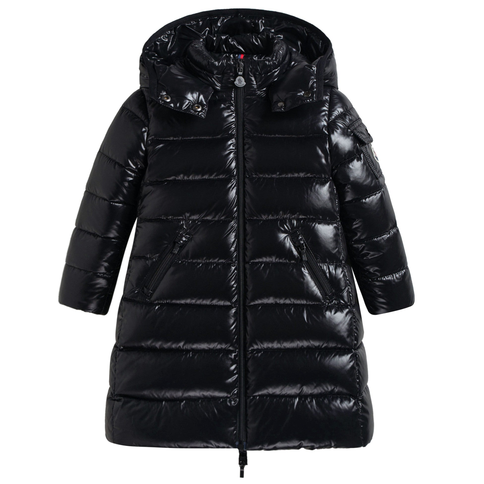 Girls Black "Moka" Down Padded Coat