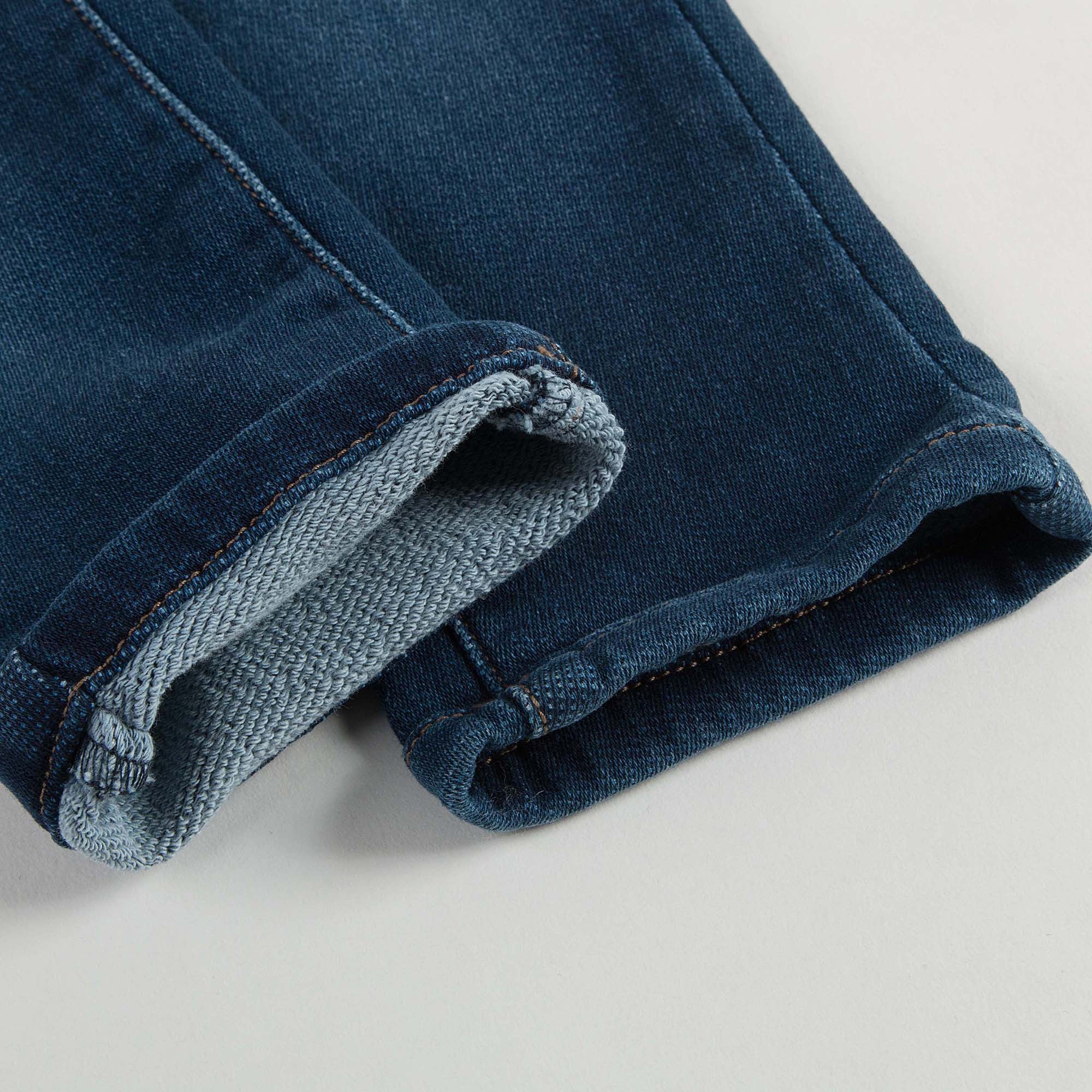 Baby Navy Blue Cotton Denim Jeans