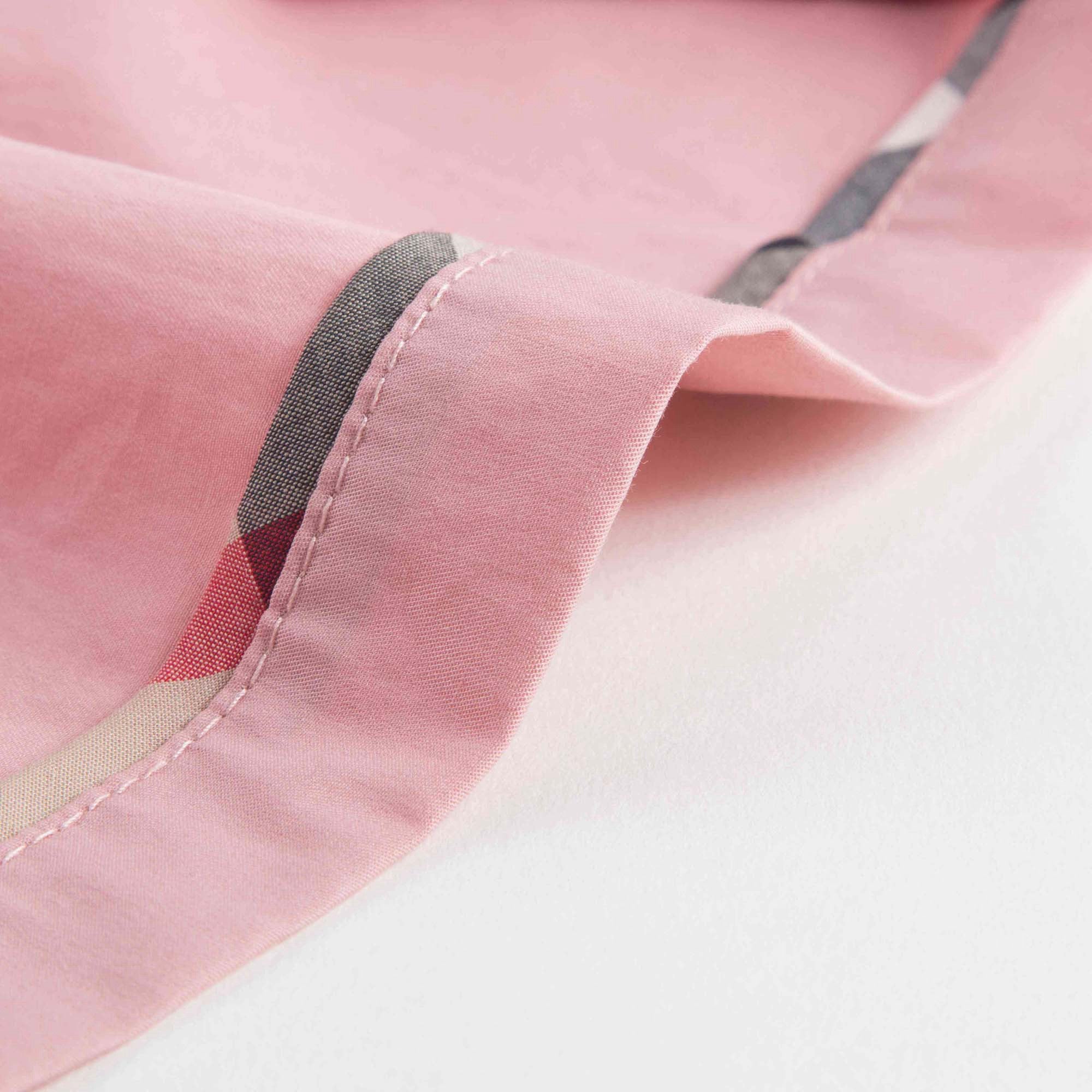 Baby Girls Pink Cotton Trench Dress