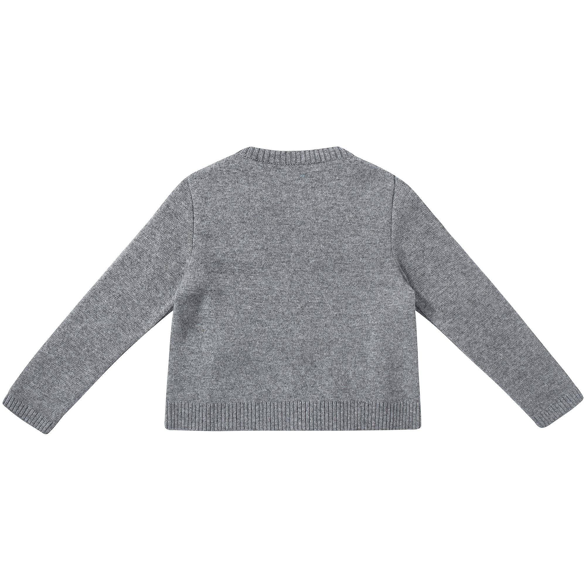 Girls Grigio & Rosa T-shirt