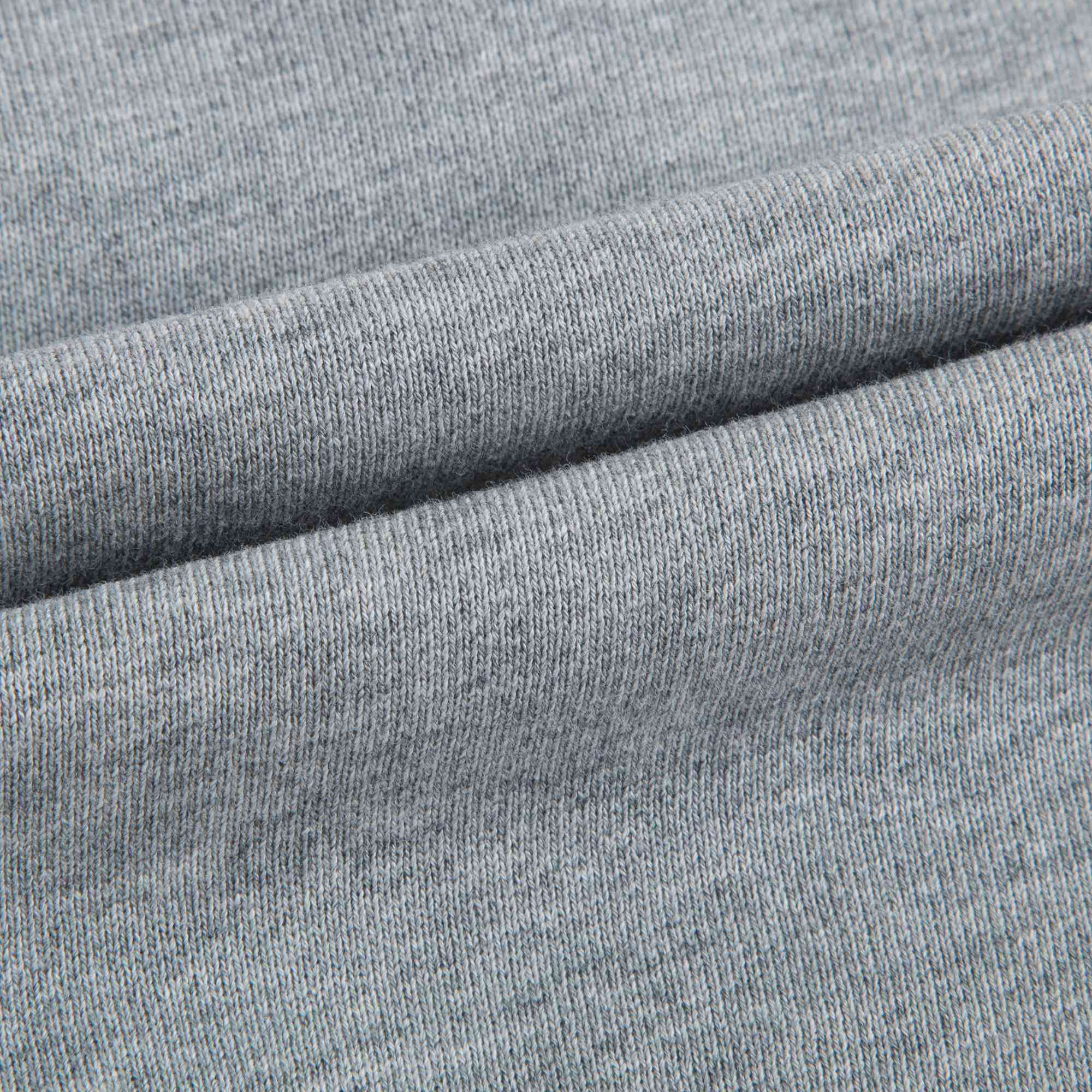 Boys Grey Melange Cotton Trousers