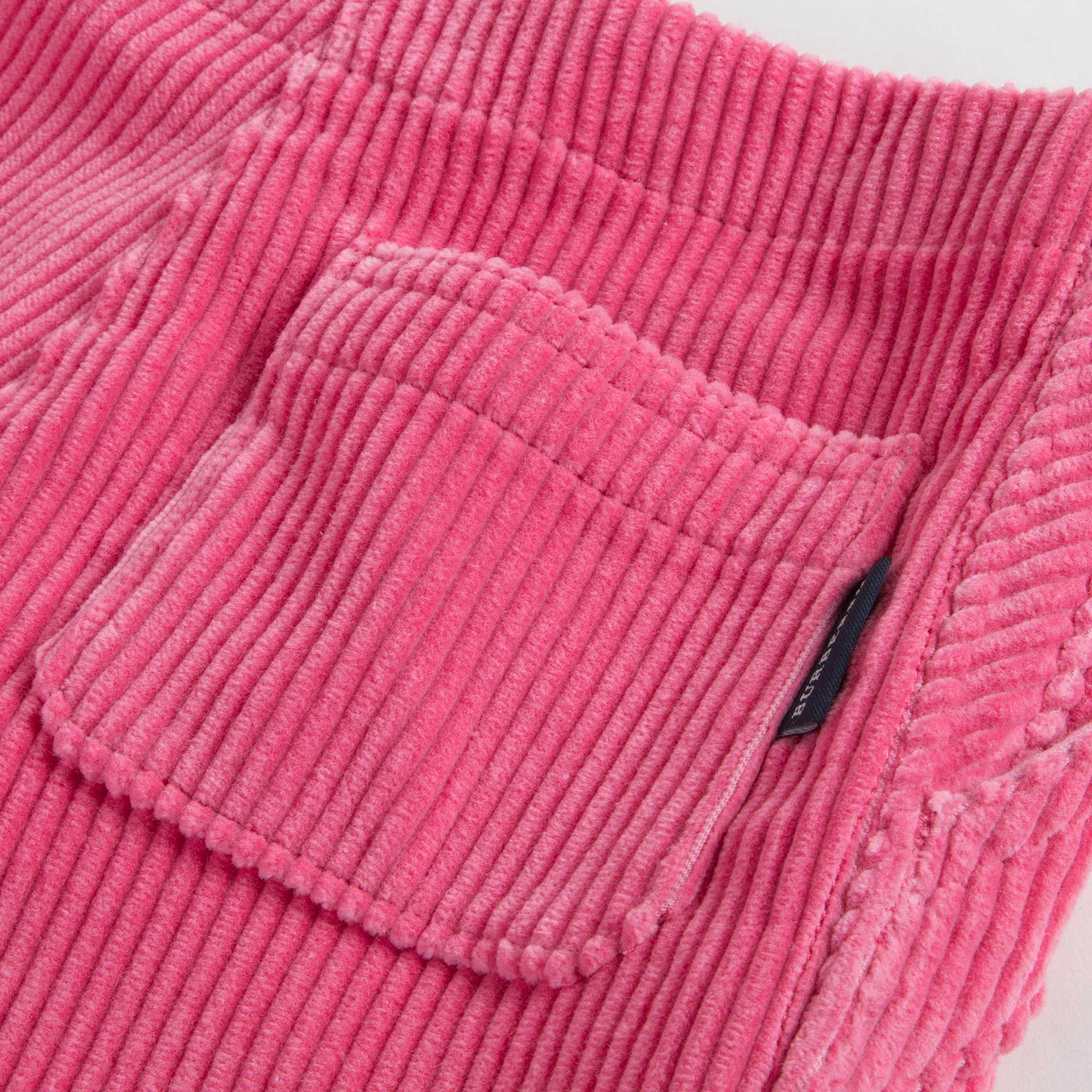 Girls Bright Rose Cotton Trousers