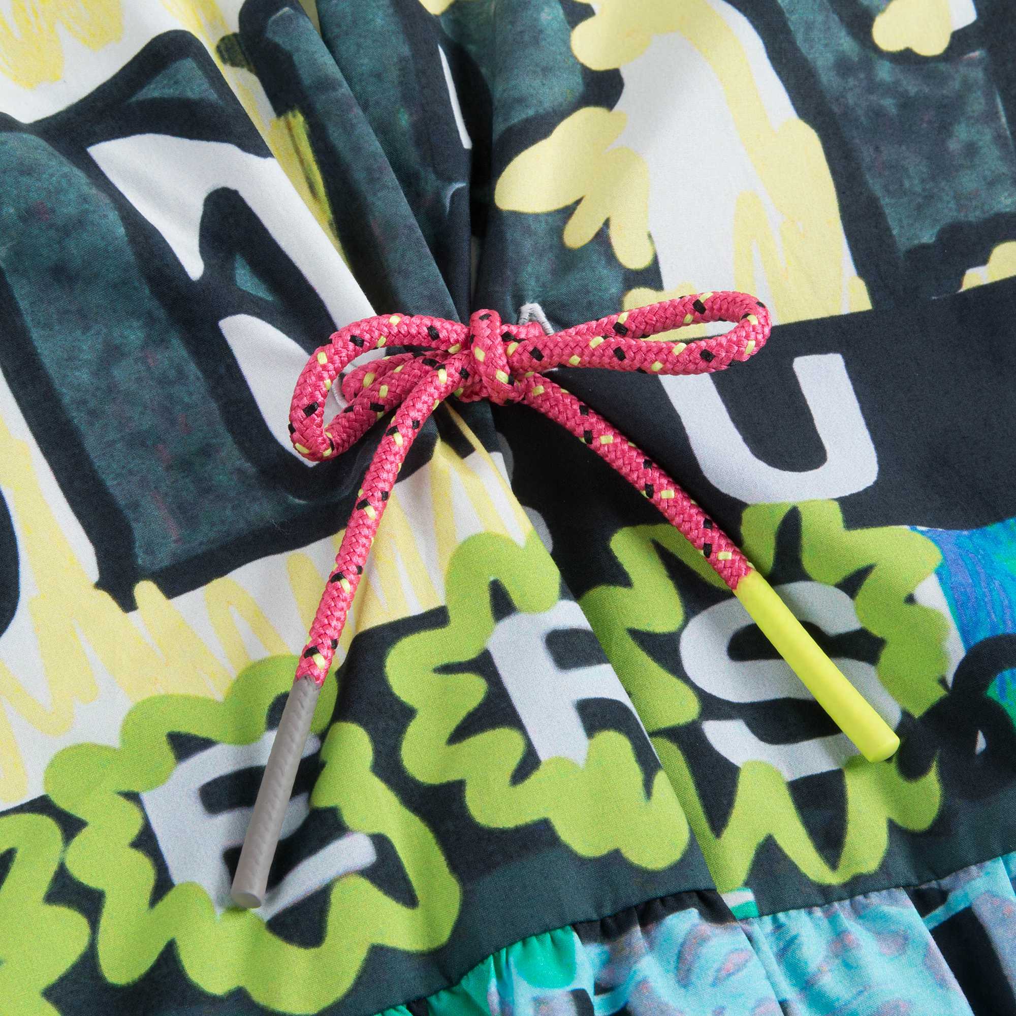Girls Multicolour Cotton Dress