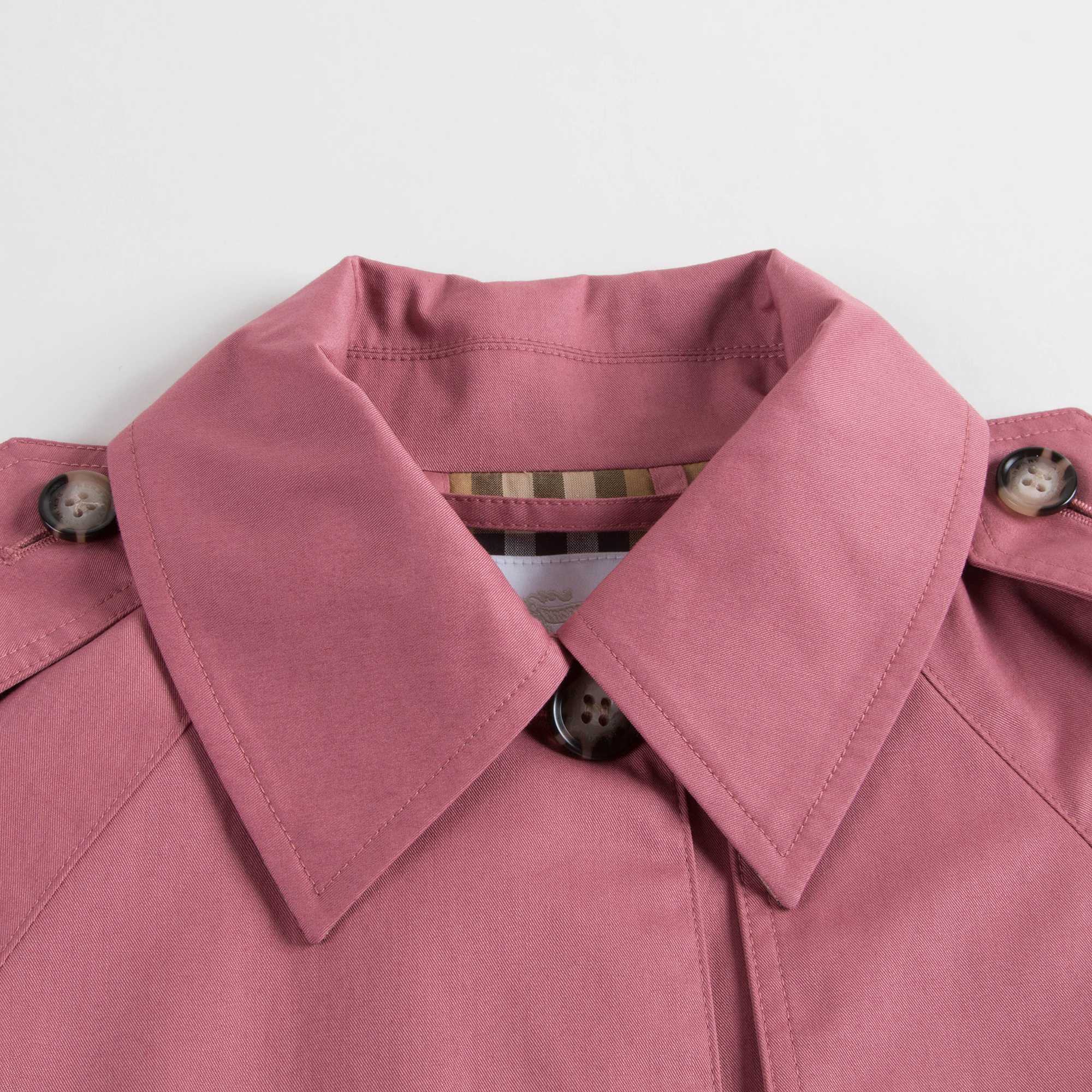Girls Rose Pink Cotton Coat