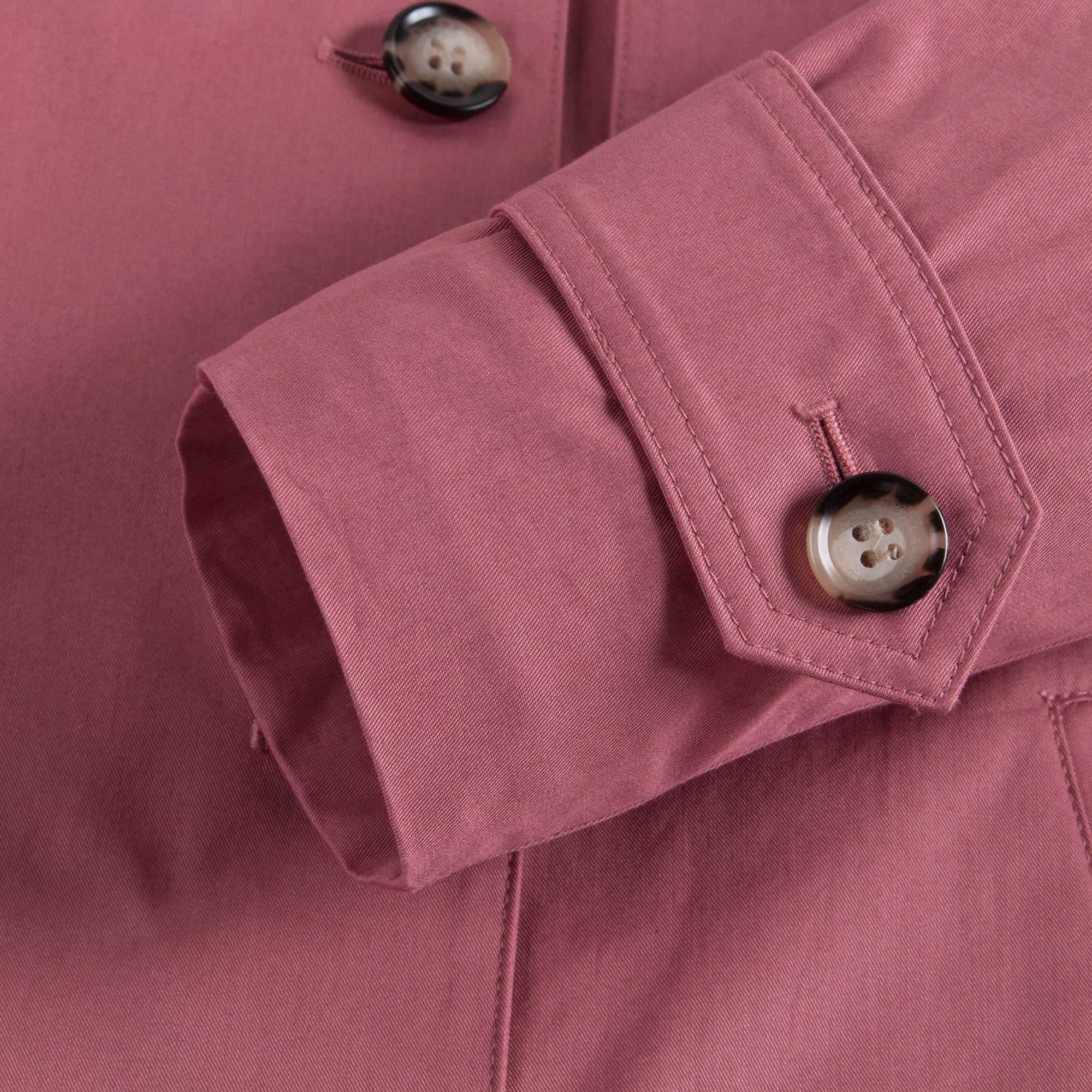 Girls Rose Pink Cotton Coat