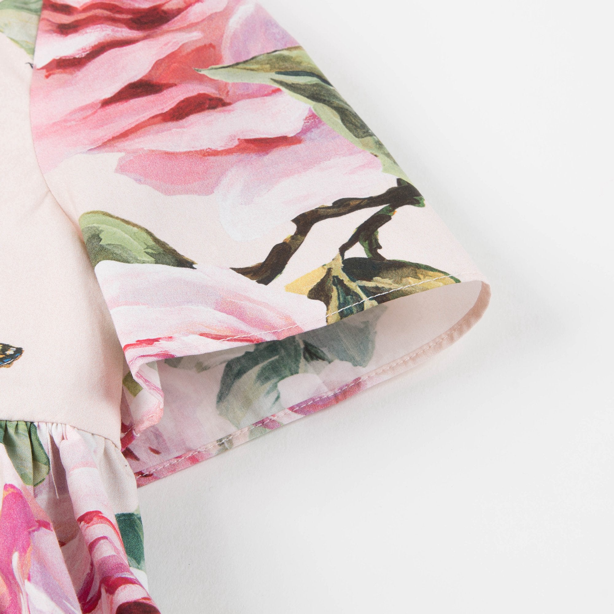 Girls Pale Pink & Rose "Butterfly" Dress