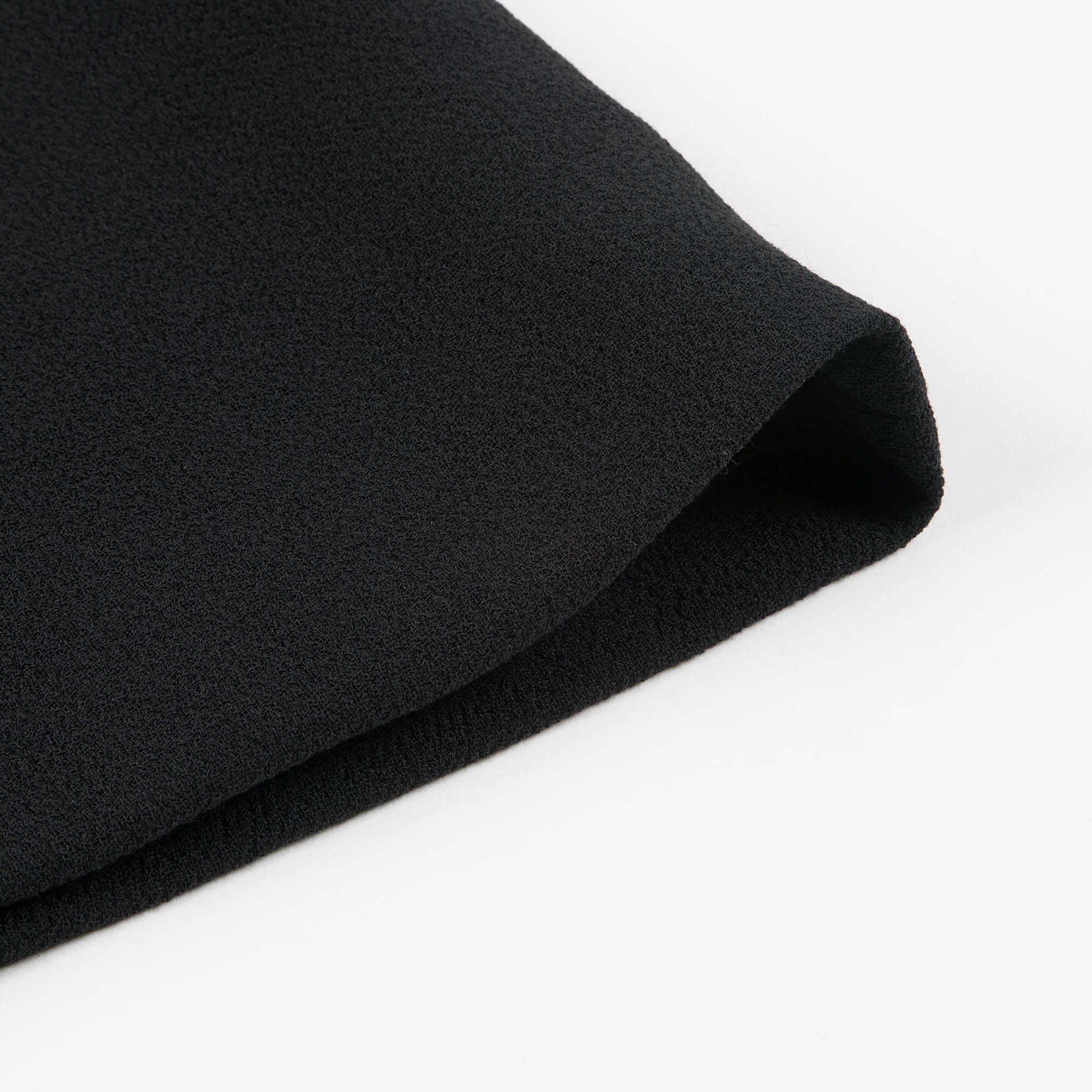 Girls Black "DG" Wool Dress
