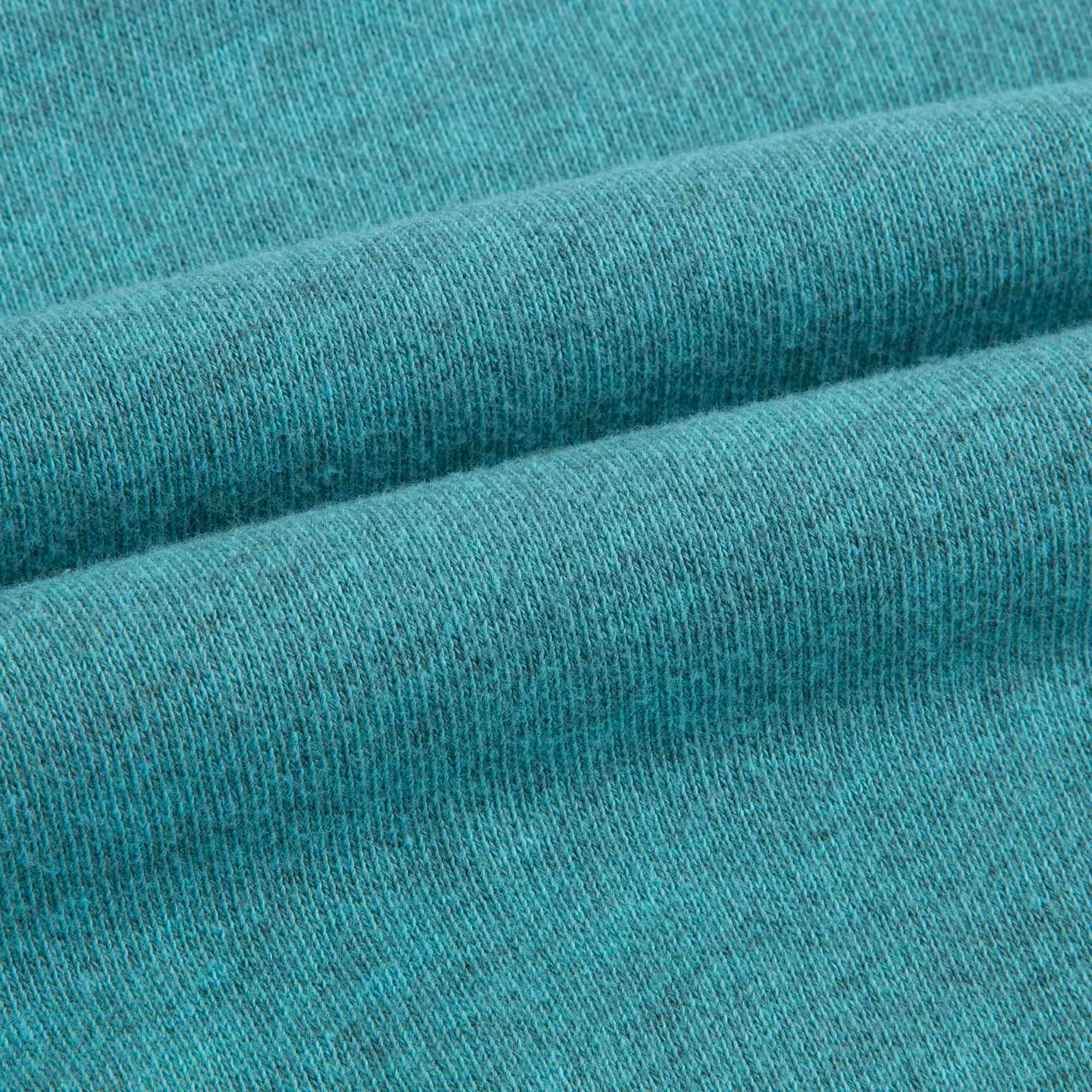 Girls Turquoise Cotton Sweatshirt