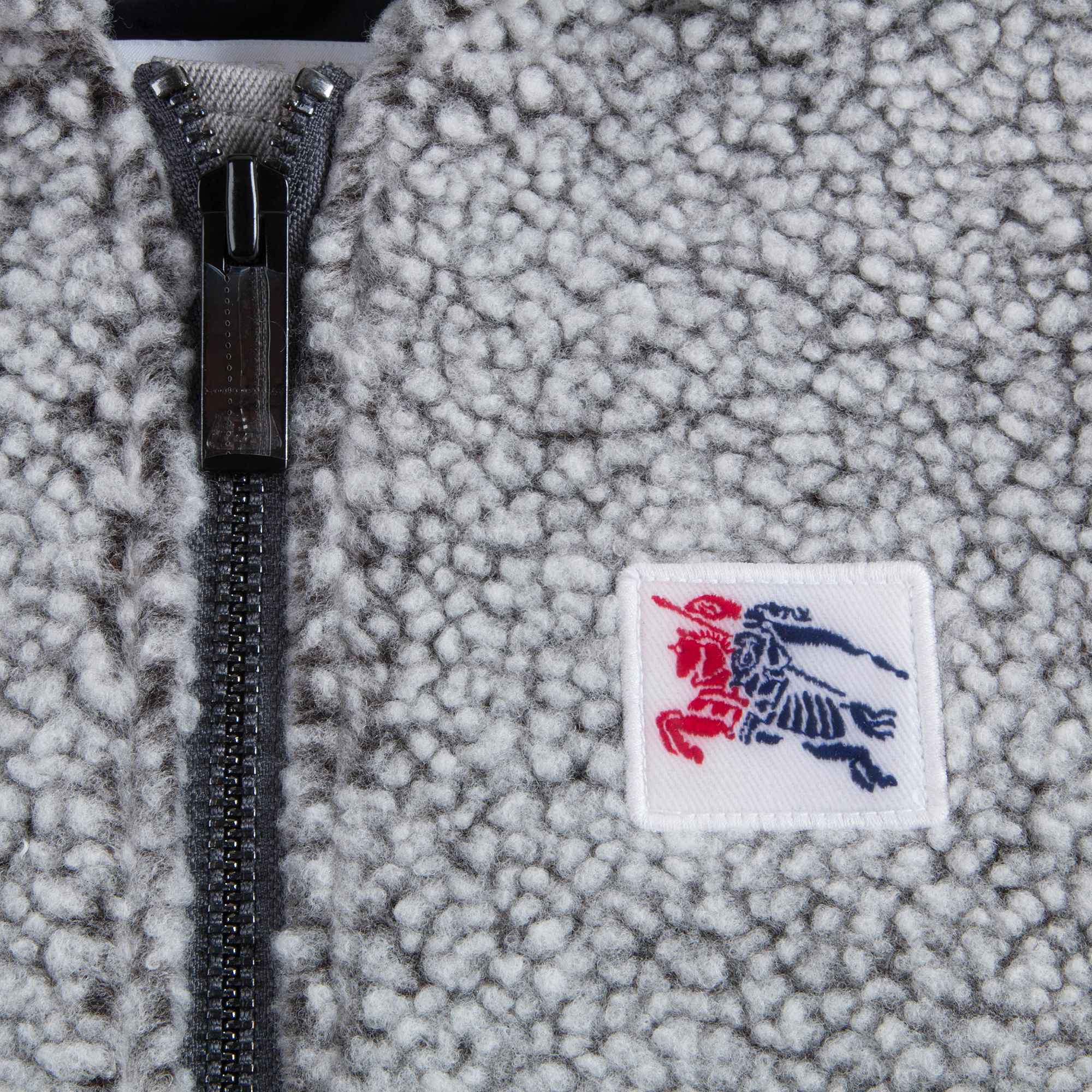 Boys Grey Melange Cotton Cardigan