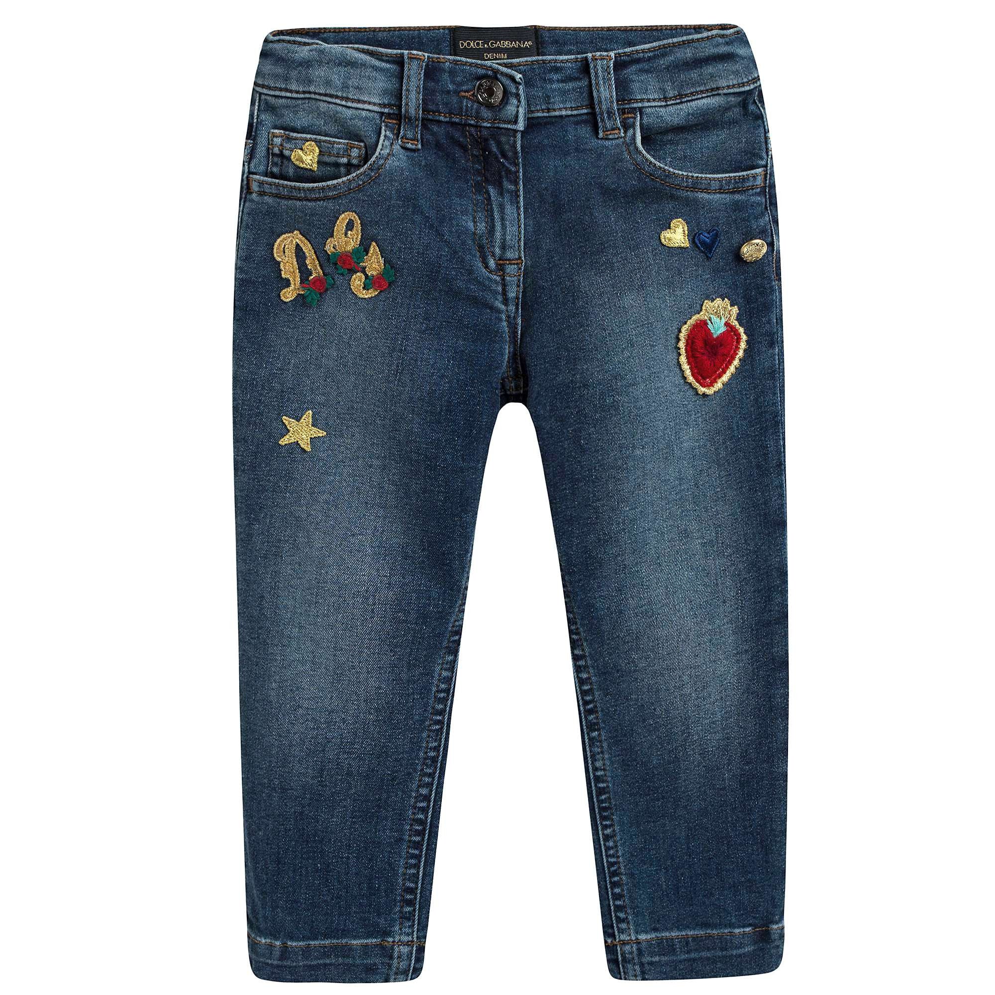 Girls Blue Denim Jeans