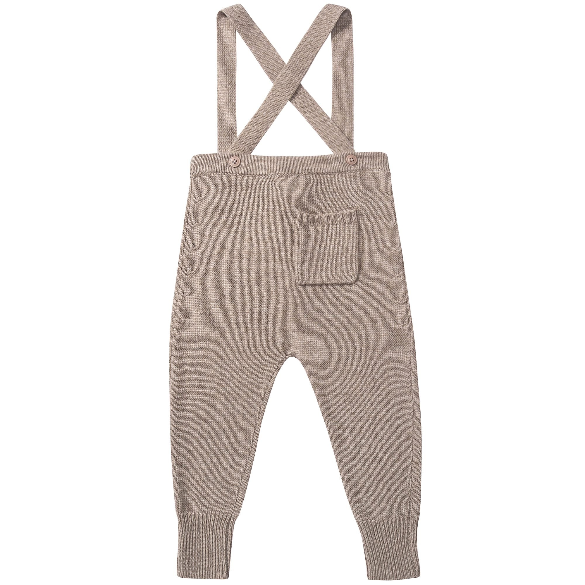 Baby Light Taupe Knitted Romper