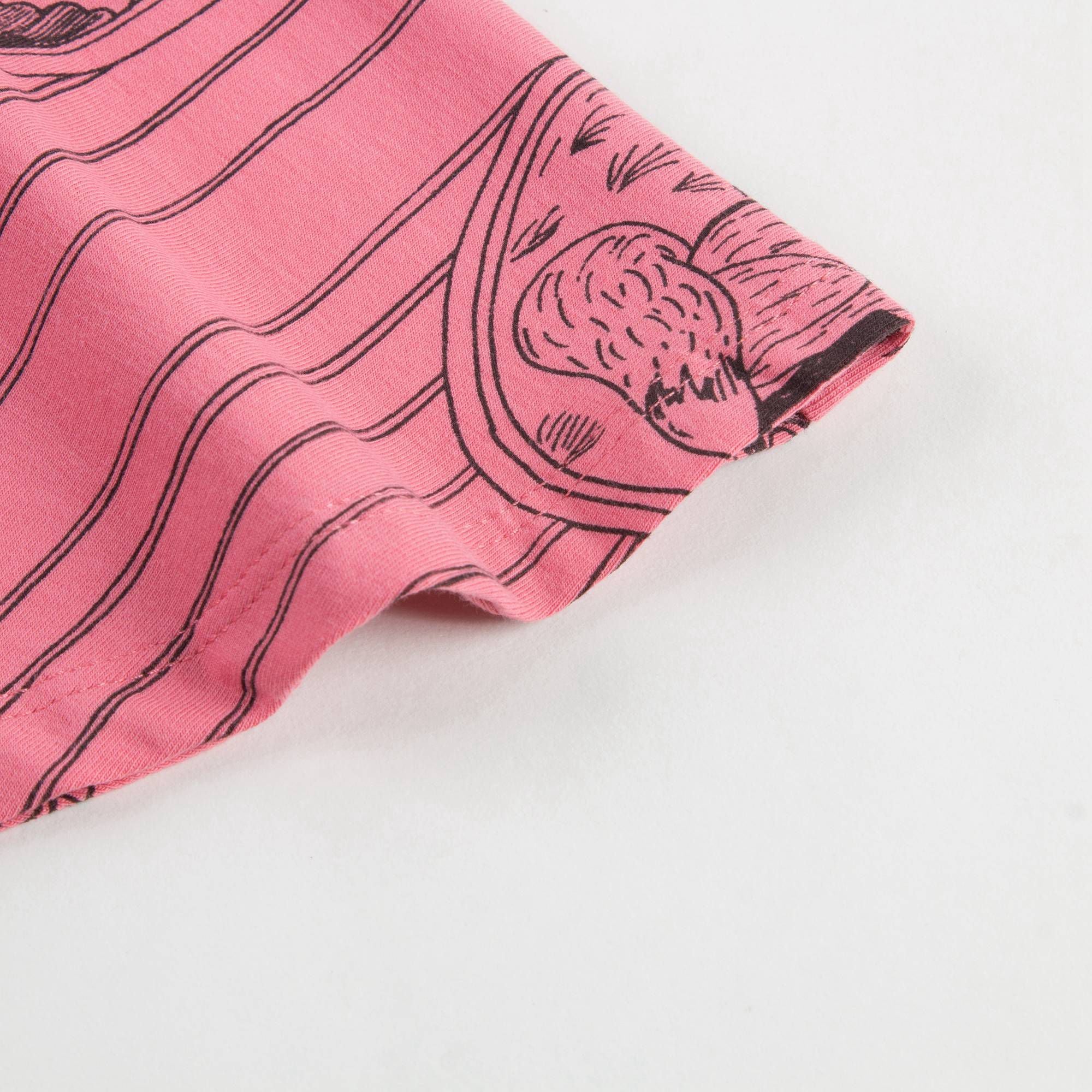 Girls Pink Fox Family Skirt