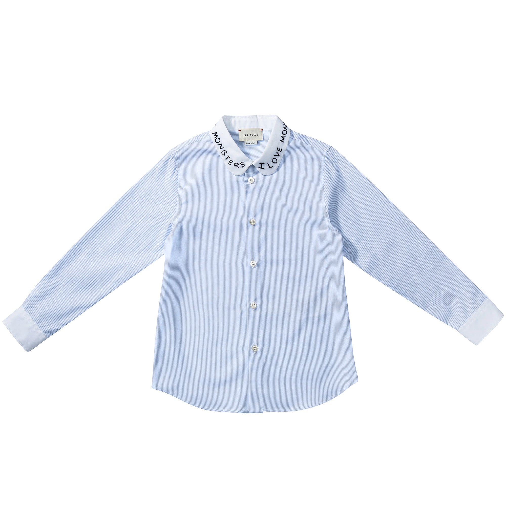 Boys Light Blue Cotton Shirt