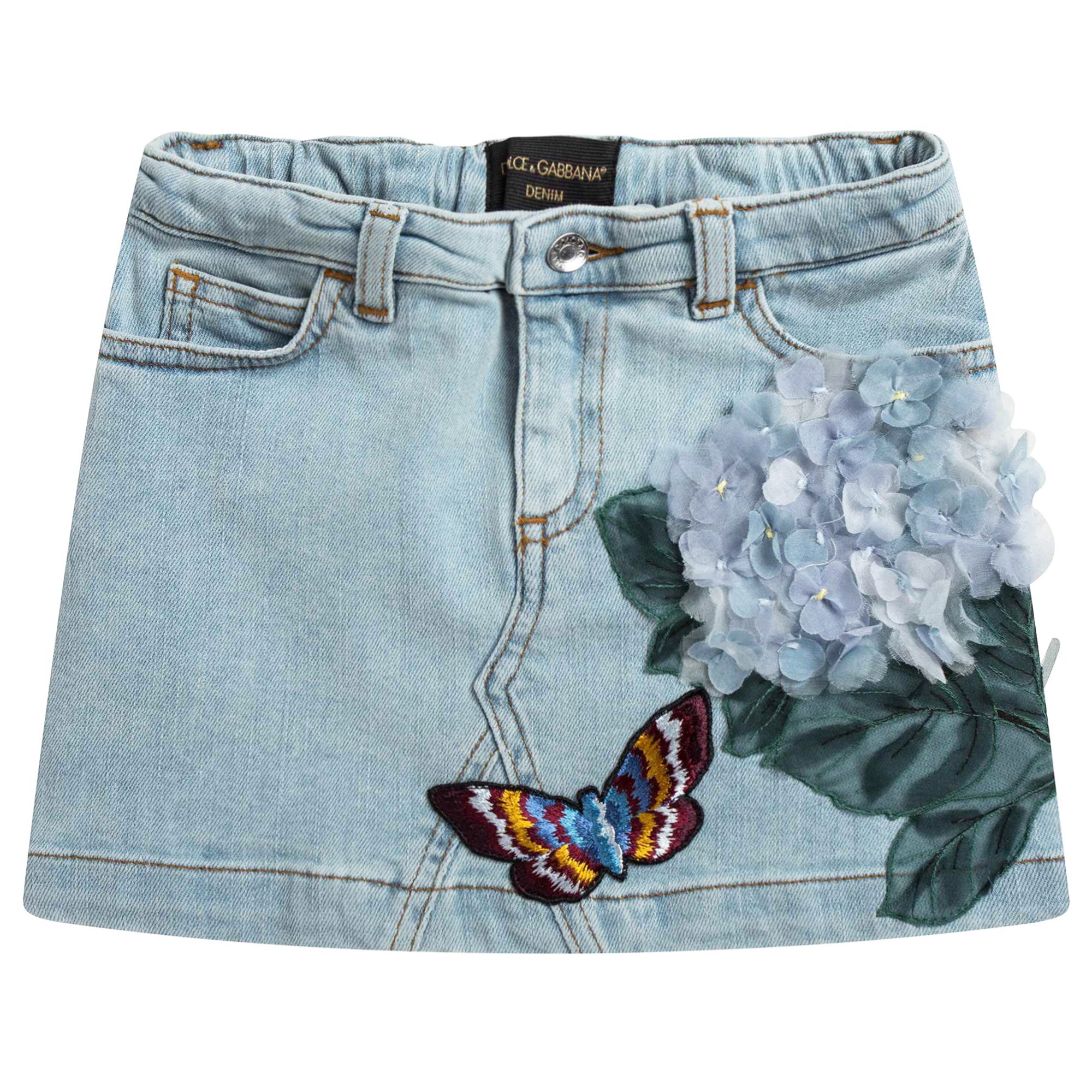 Girls Blue 'Ortensia' Skirt