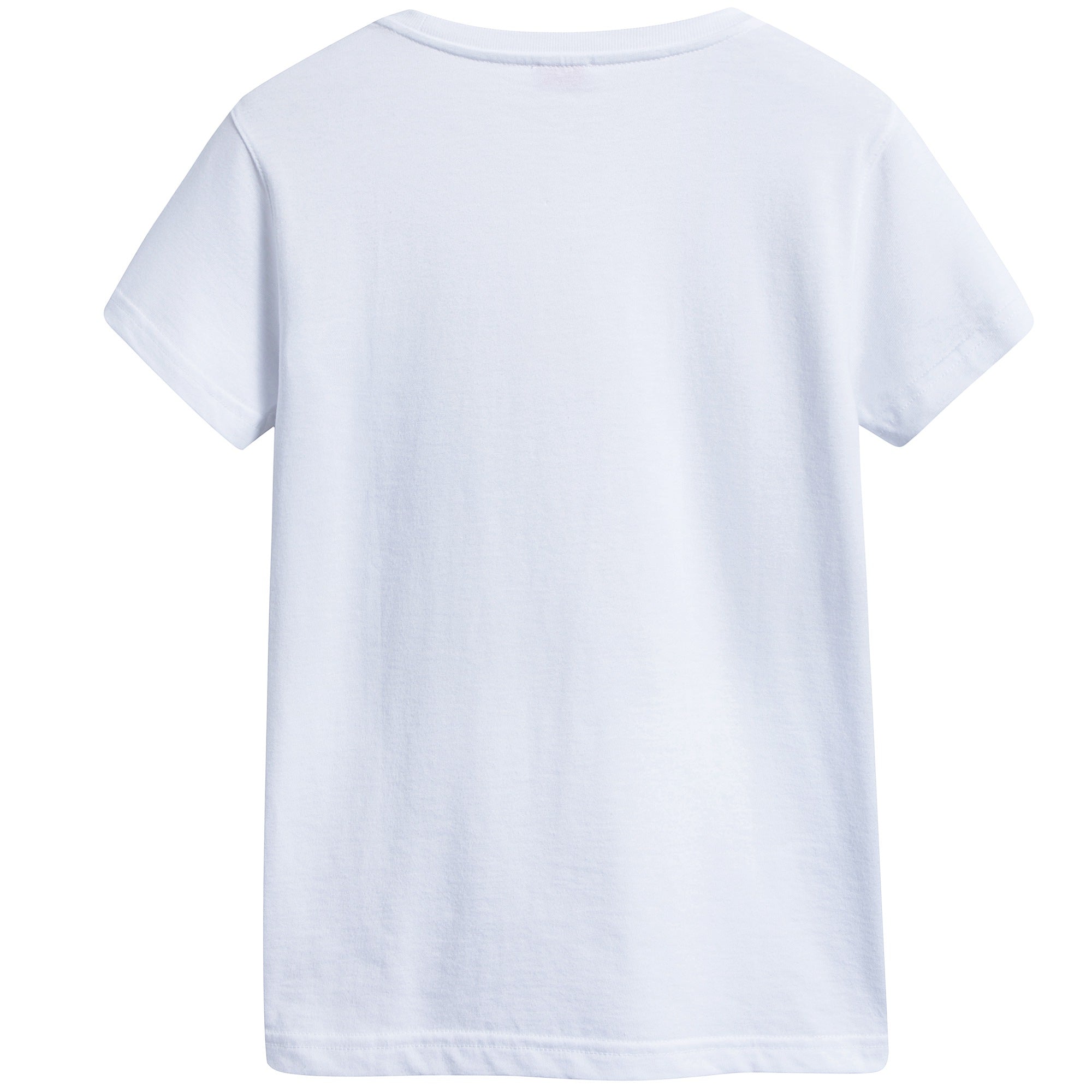 Boys White "Bluette Crocodile" Cotton T-shirt